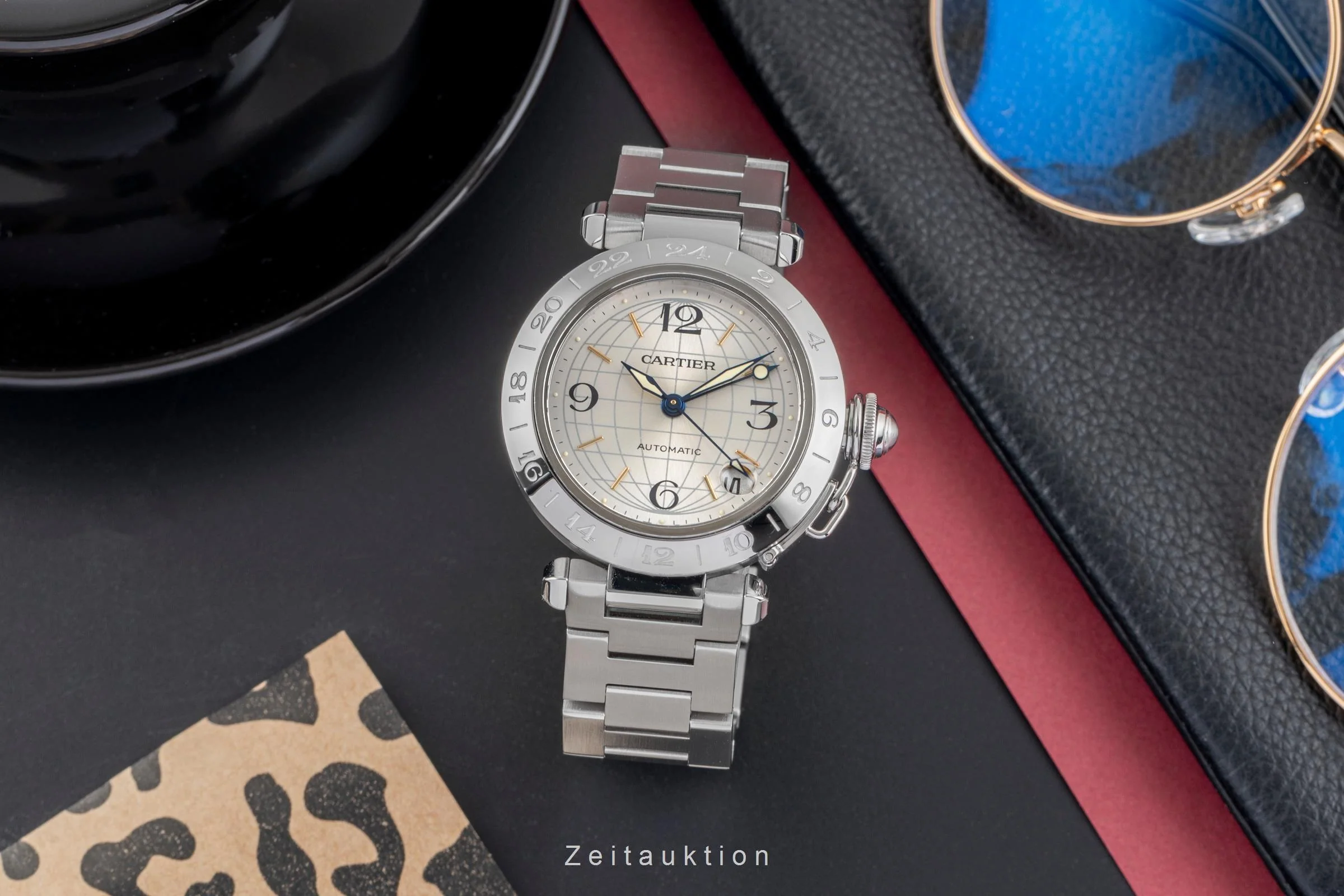 Cartier Pasha steel automatic men's watch W31029M7, 2377  [2505052] - Image 4