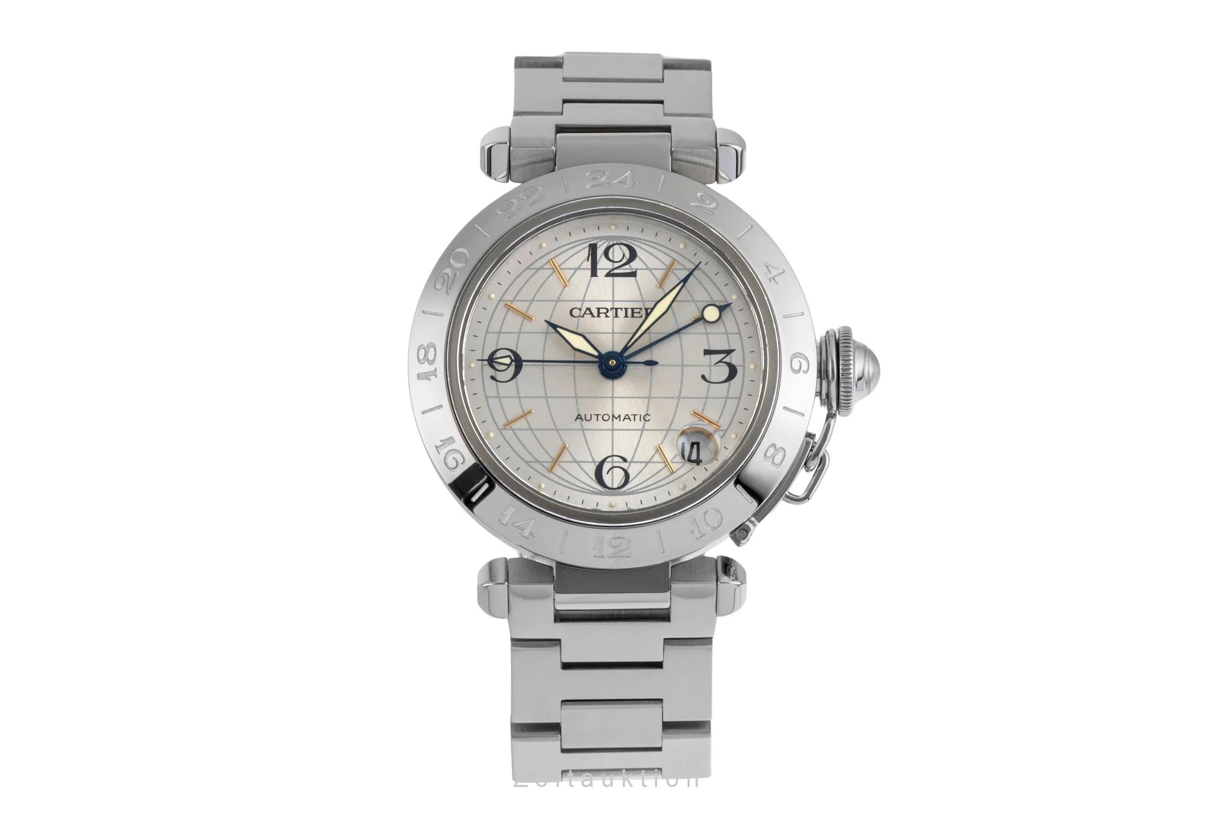 Cartier Pasha steel automatic men's watch W31029M7, 2377  [2505052] - Image 5