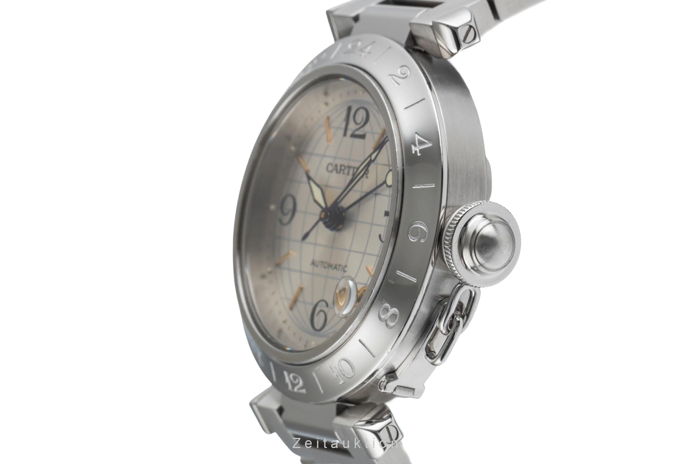 Cartier Pasha steel automatic men's watch W31029M7, 2377  [2505052] - Image 7