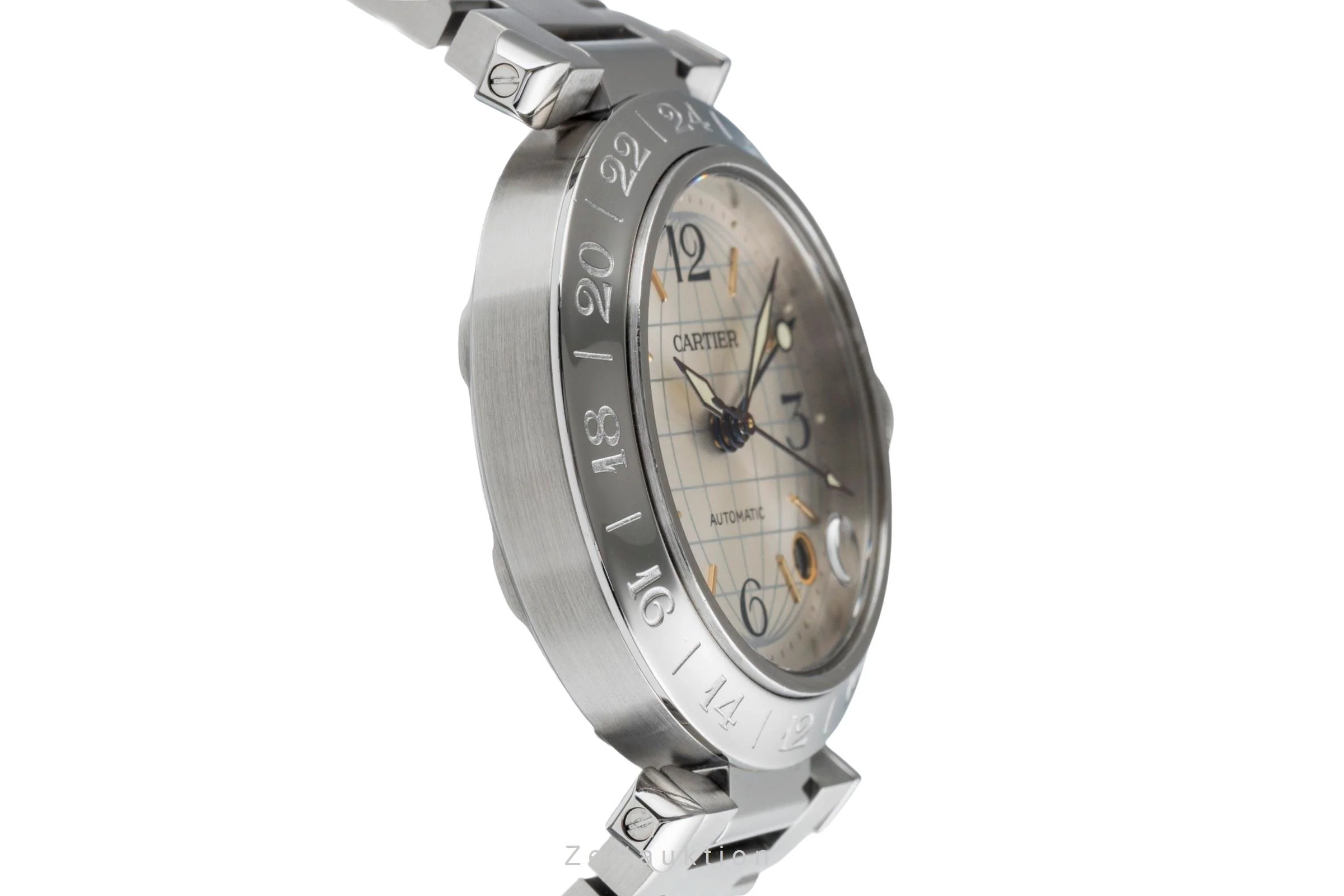 Cartier Pasha steel automatic men's watch W31029M7, 2377  [2505052] - Image 8