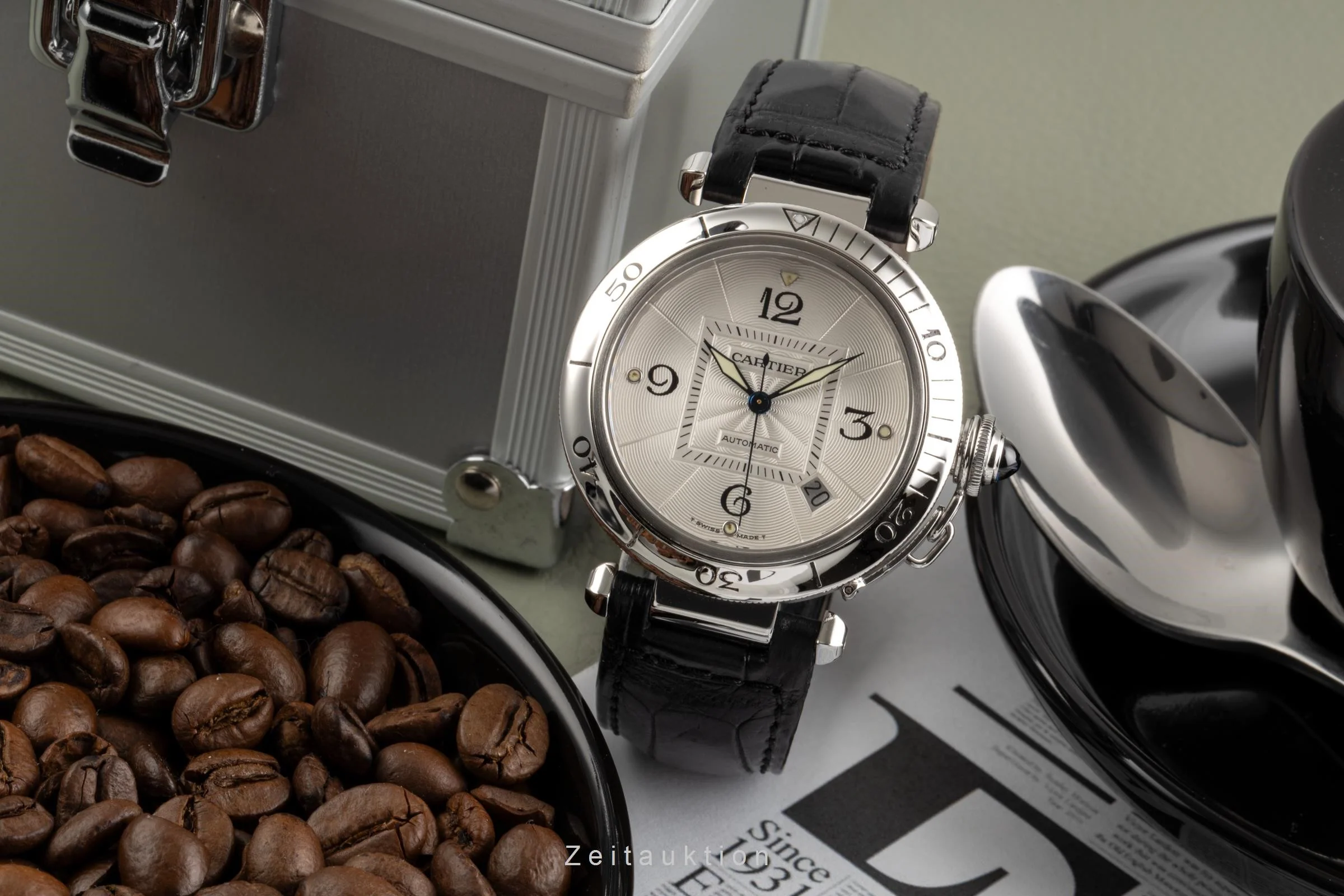 Cartier Pasha steel automatic men's watch W3103155, 2378 LP: 7300EUR  [2305034] - Image 3