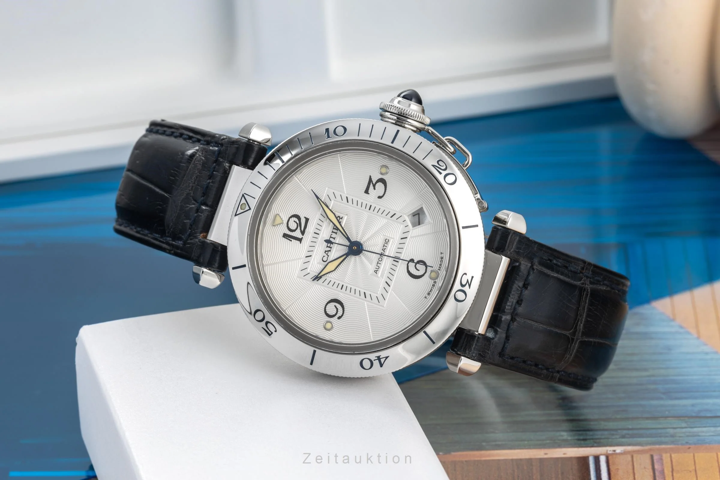 Cartier Pasha steel automatic men's watch W3103155, 2378 LP: 7300EUR  [2400459] - Image 2