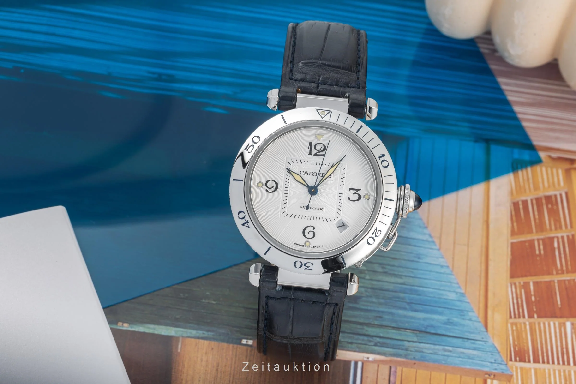Cartier Pasha steel automatic men's watch W3103155, 2378 LP: 7300EUR  [2400459] - Image 3