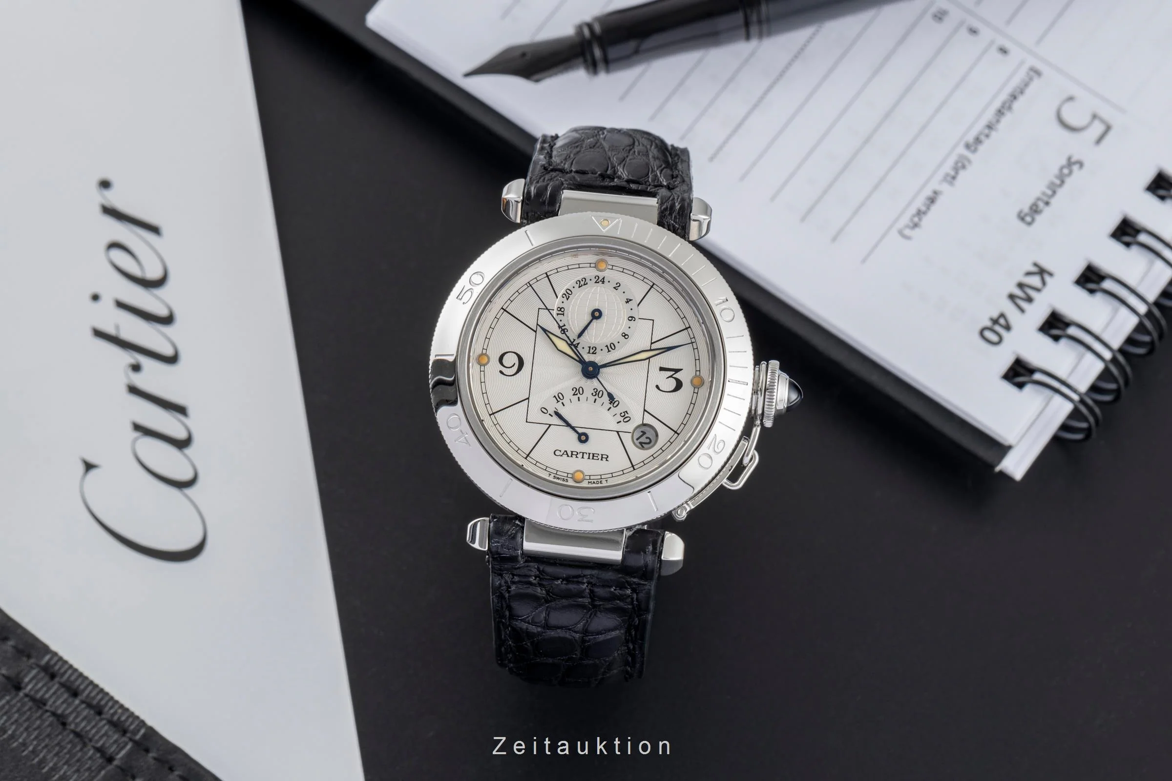 Cartier Pasha steel automatic men's watch W3103755  [2501150] - Image 4