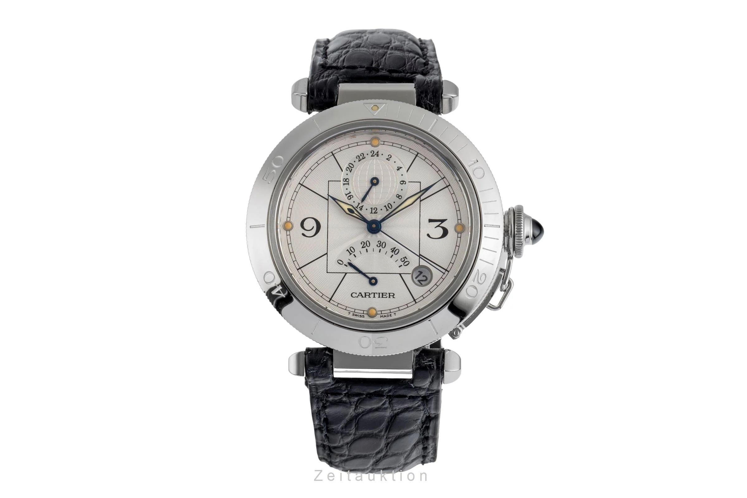 Cartier Pasha steel automatic men's watch W3103755  [2501150] - Image 5