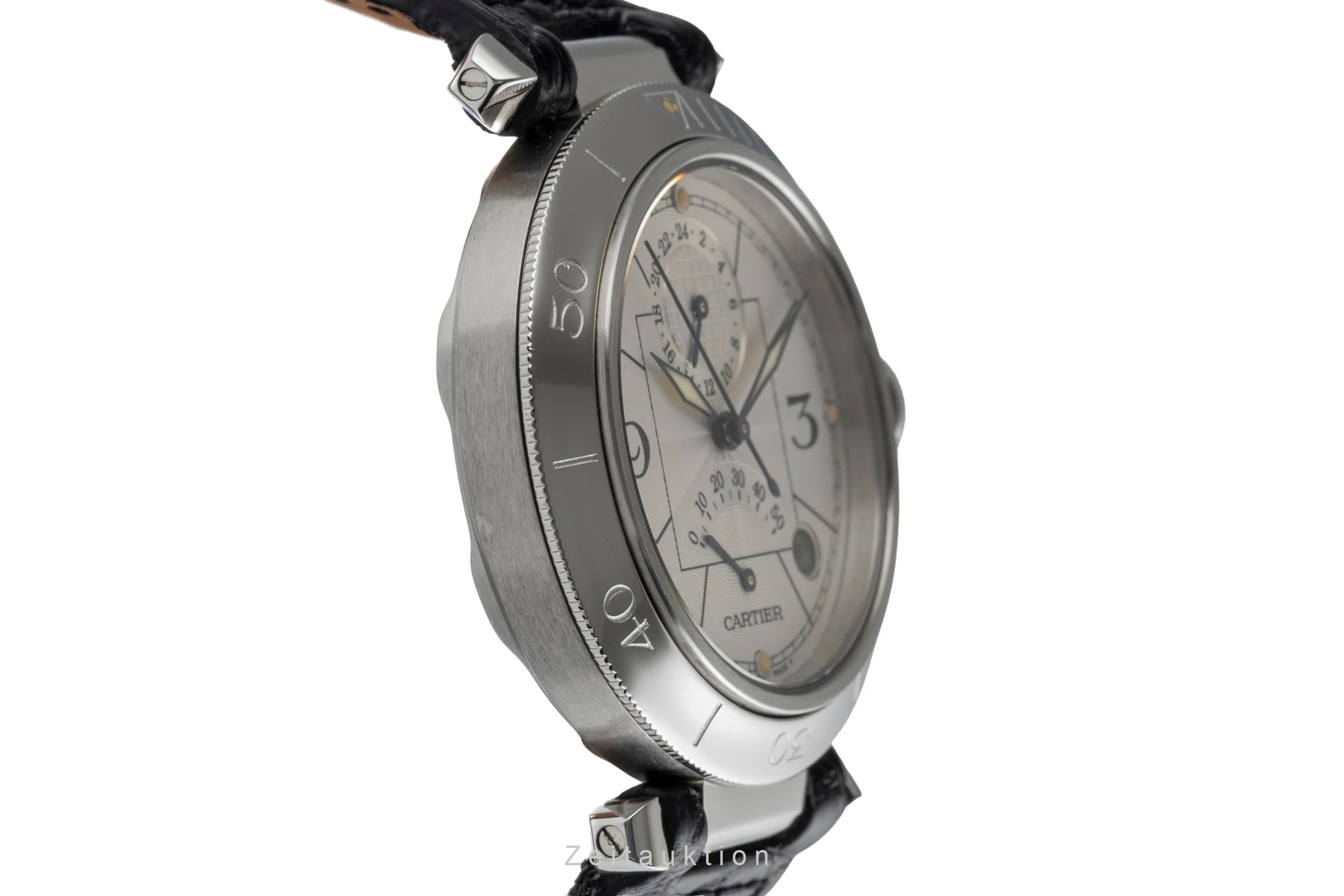 Cartier Pasha steel automatic men's watch W3103755  [2501150] - Image 8