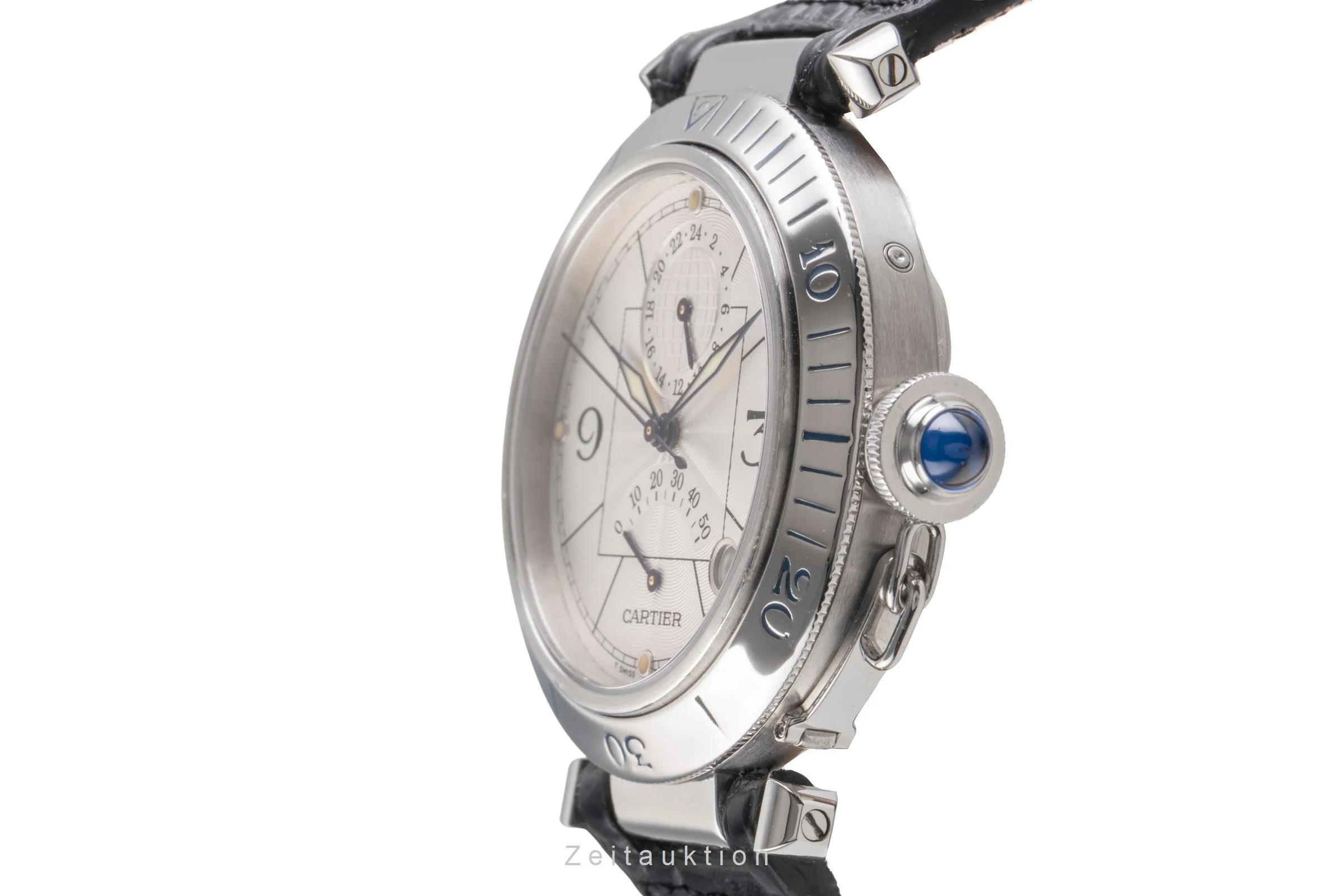 Cartier Pasha steel automatic men's watch W3103755  [2503333] - Image 7