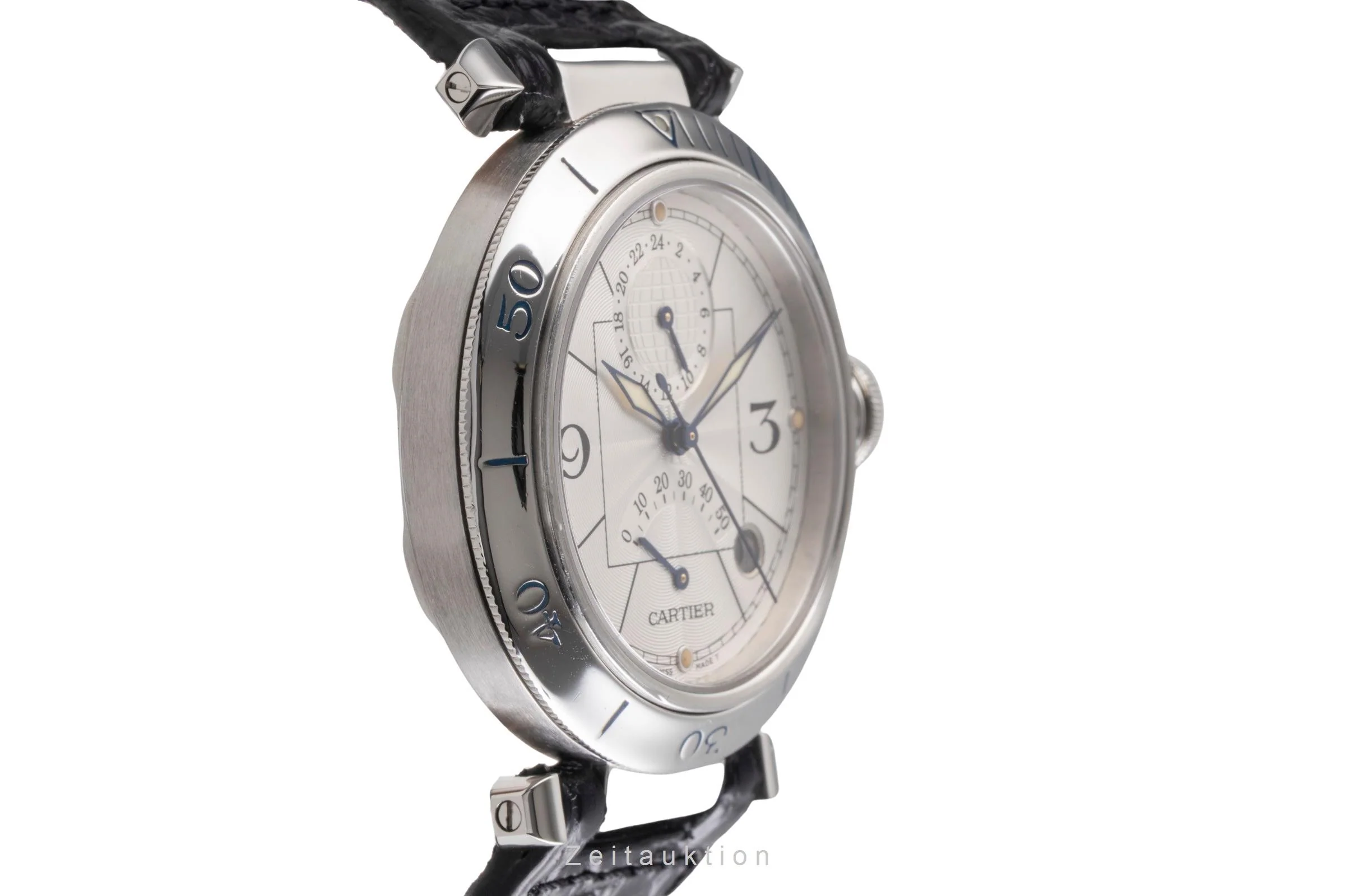 Cartier Pasha steel automatic men's watch W3103755  [2503333] - Image 8