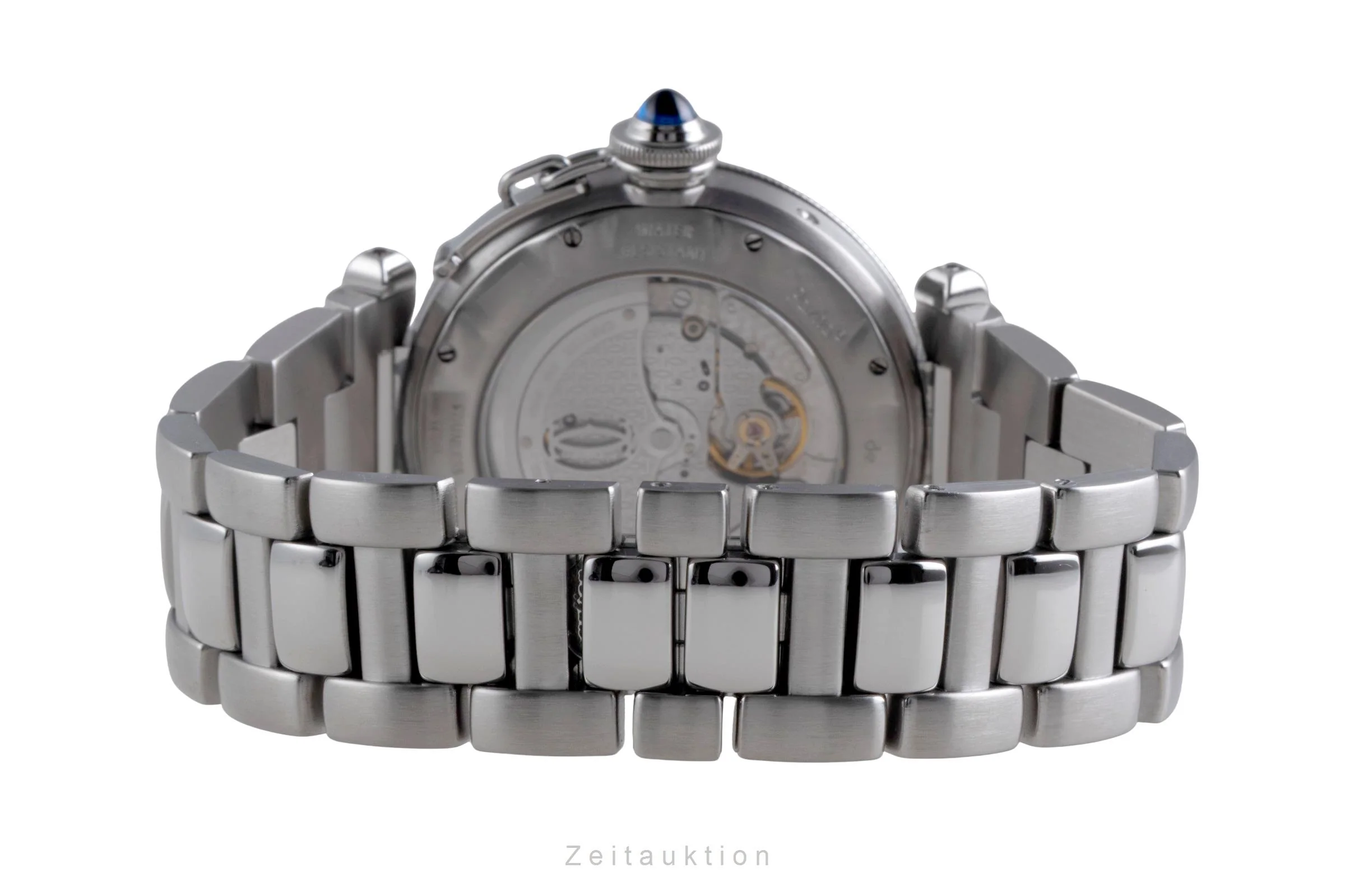 Cartier Pasha steel automatic men's watch W31037H3  [2506421] - Image 13