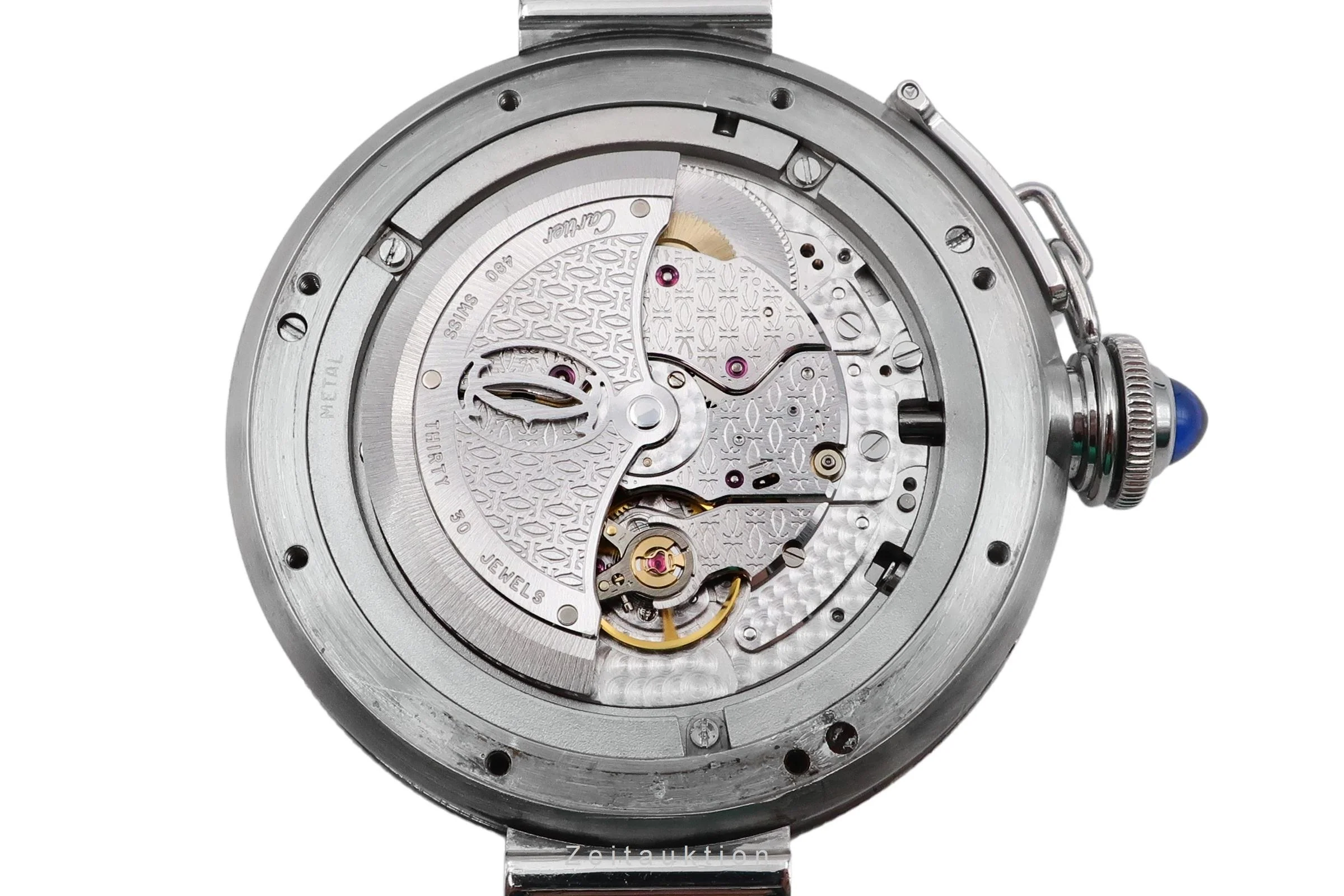 Cartier Pasha steel automatic men's watch W31037H3  [2506810] - Image 15