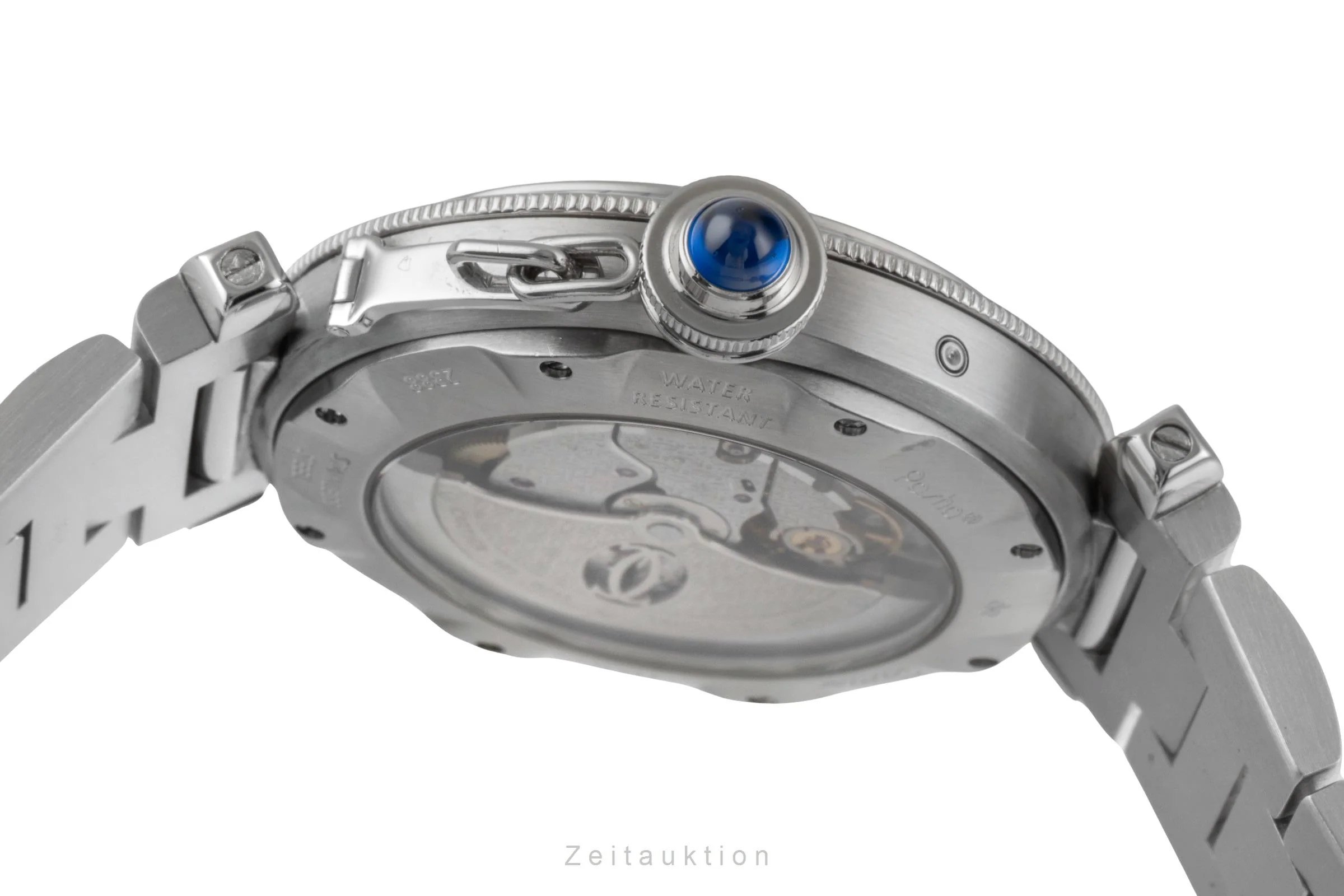 Cartier Pasha steel automatic men's watch W31037H3  [2600385] - Image 12