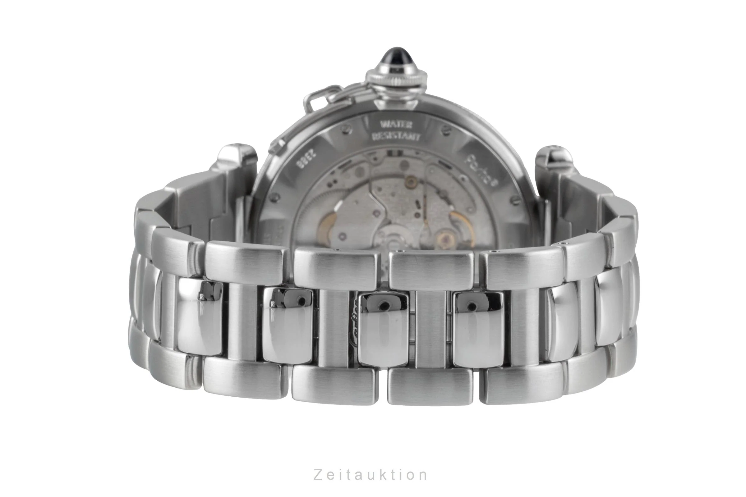Cartier Pasha steel automatic men's watch W31037H3  [2600385] - Image 14