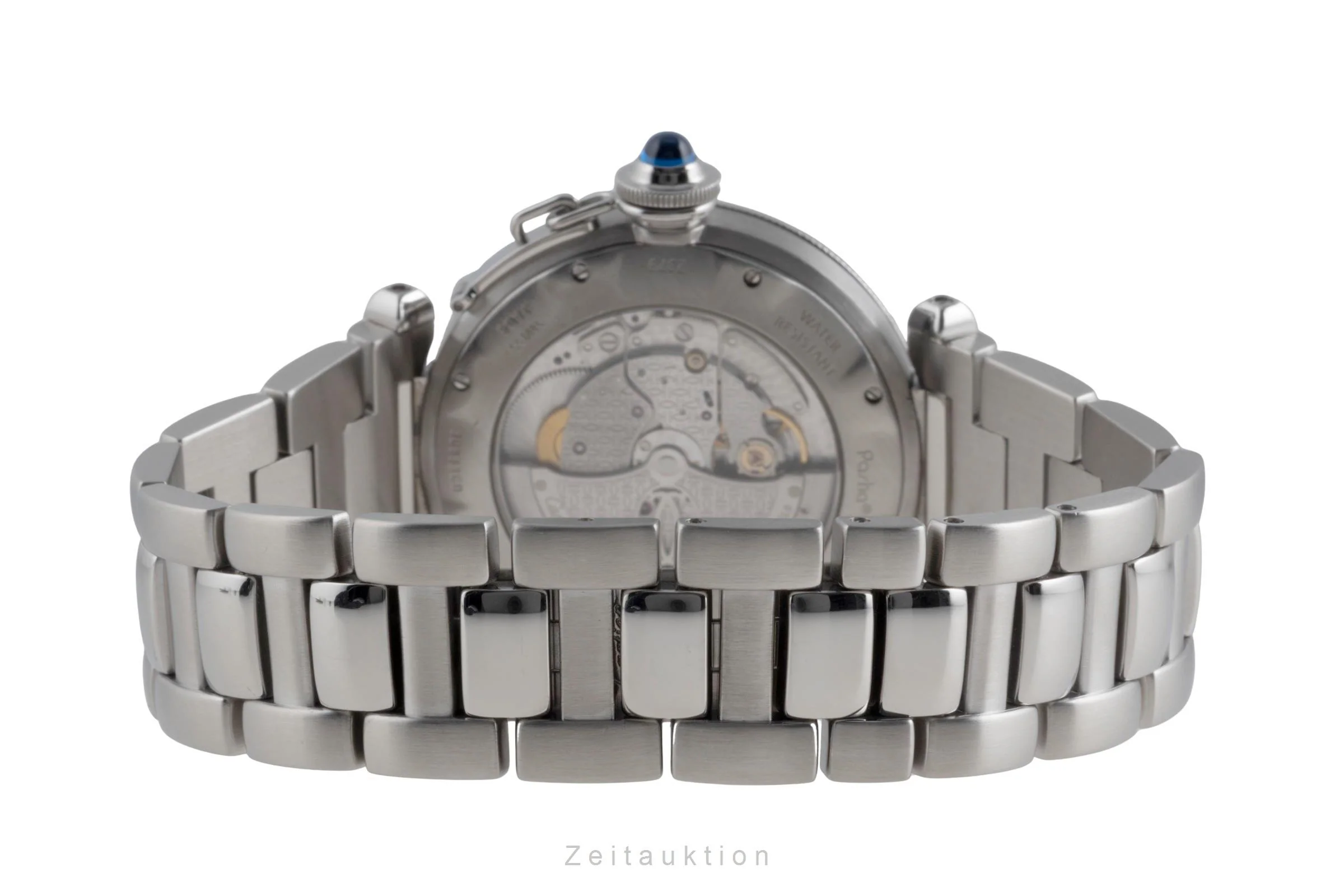 Cartier Pasha steel automatic men's watch W31040H3  [2600315] - Image 16