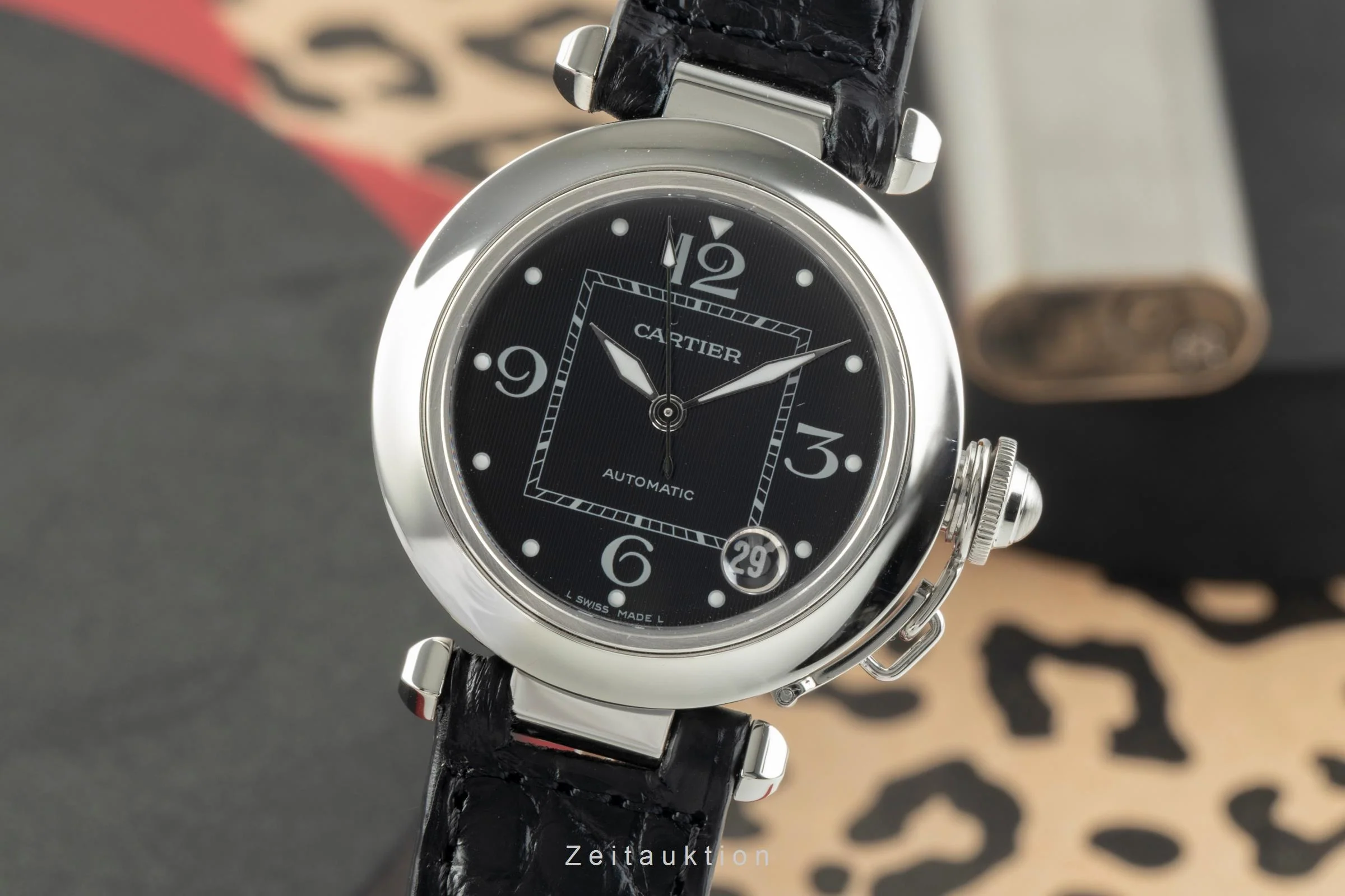 Cartier Pasha steel automatic men's watch W3106099, 2324  [2504655] - Image 2
