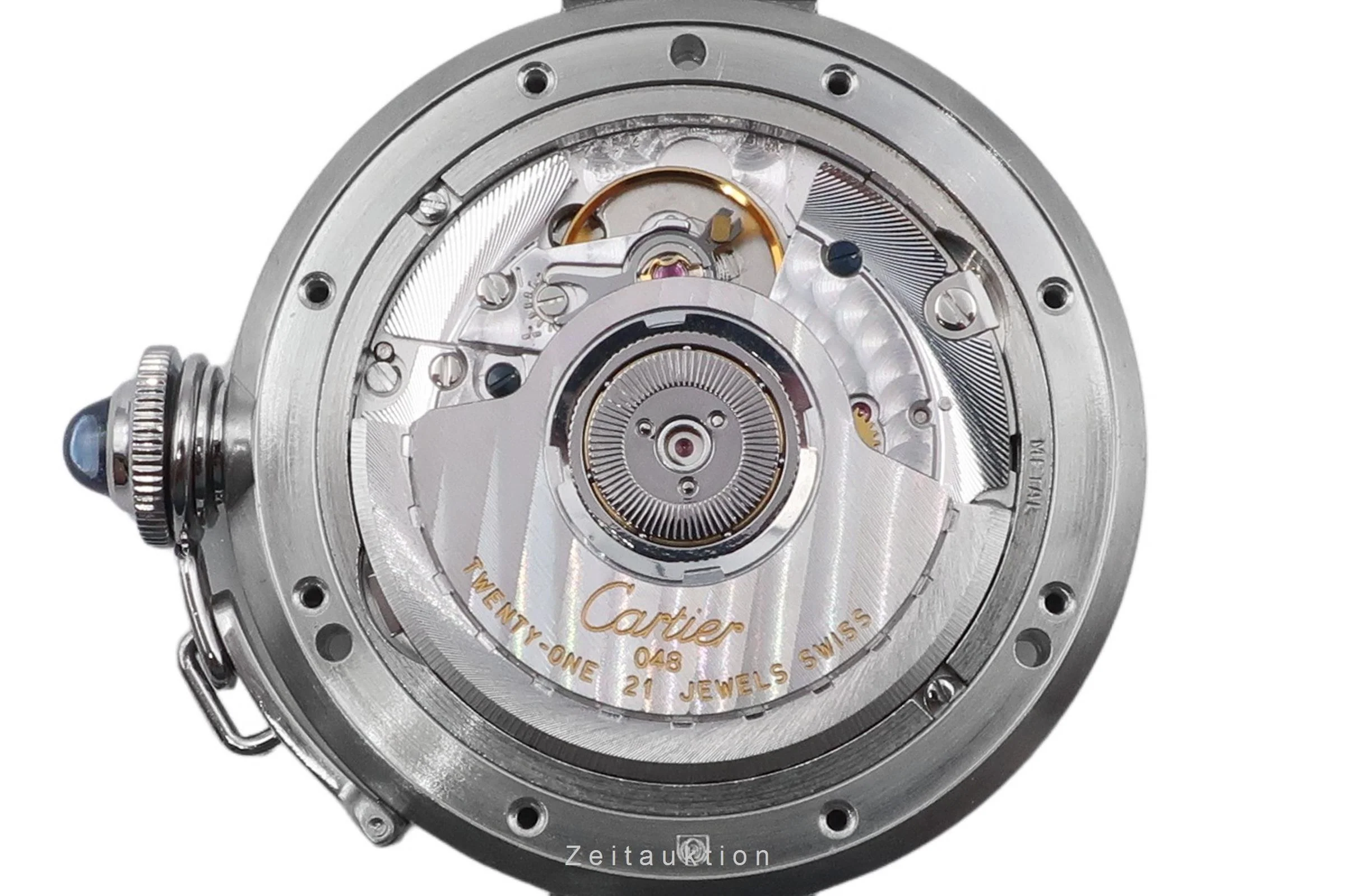 Cartier Pasha steel automatic men's watch W3107199  [2502798] - Image 14
