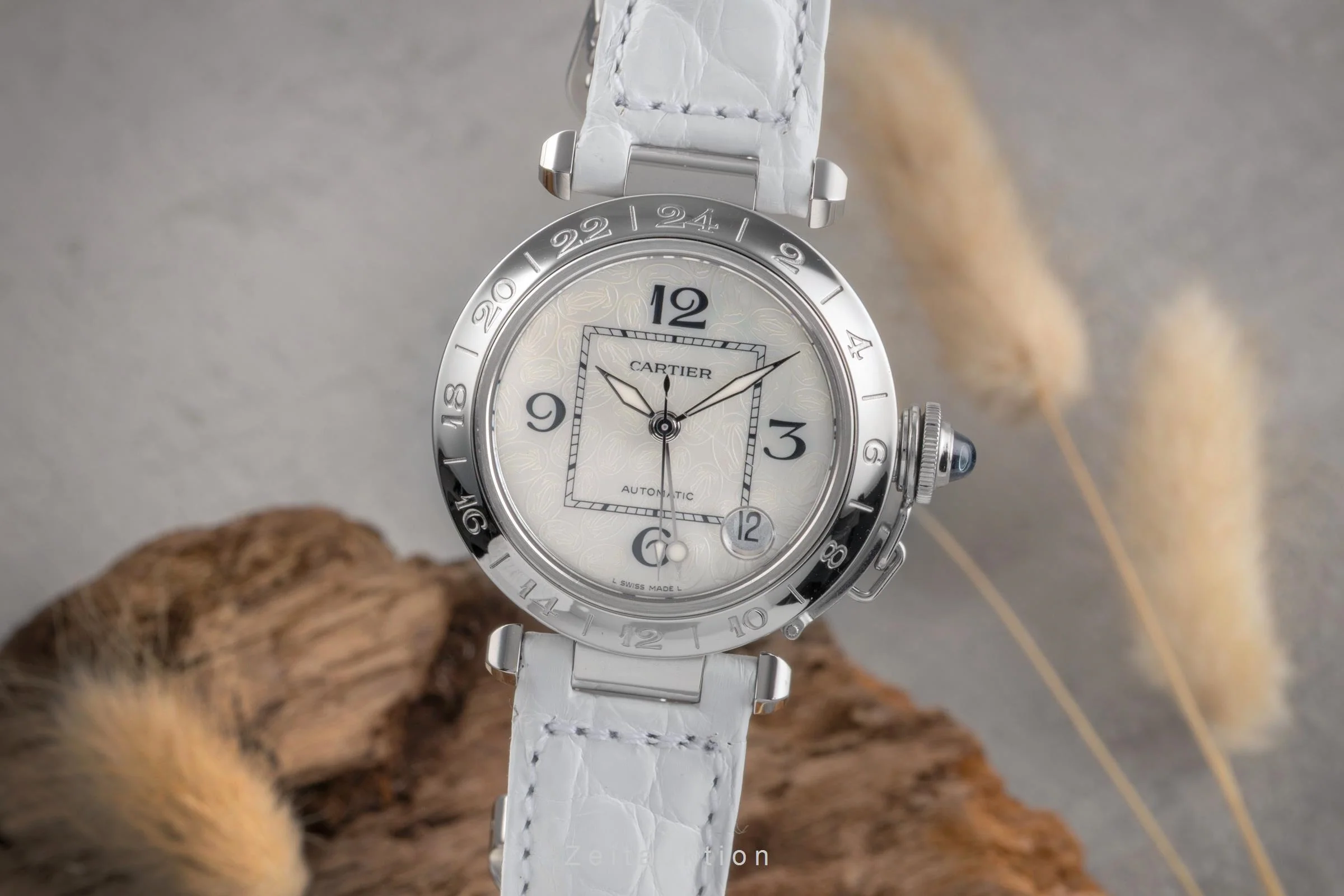 Cartier Pasha steel automatic men's watch W3107199  [2502798] - Image 2