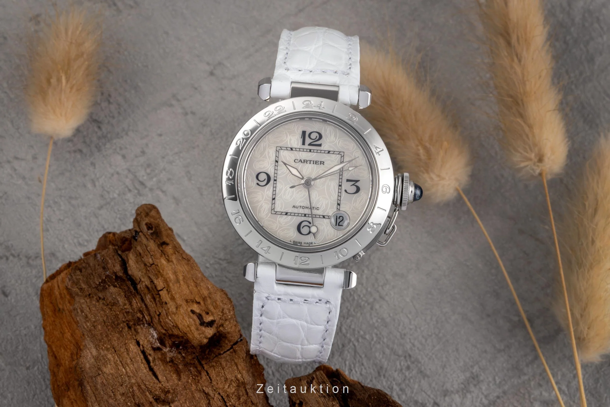 Cartier Pasha steel automatic men's watch W3107199  [2502798] - Image 4