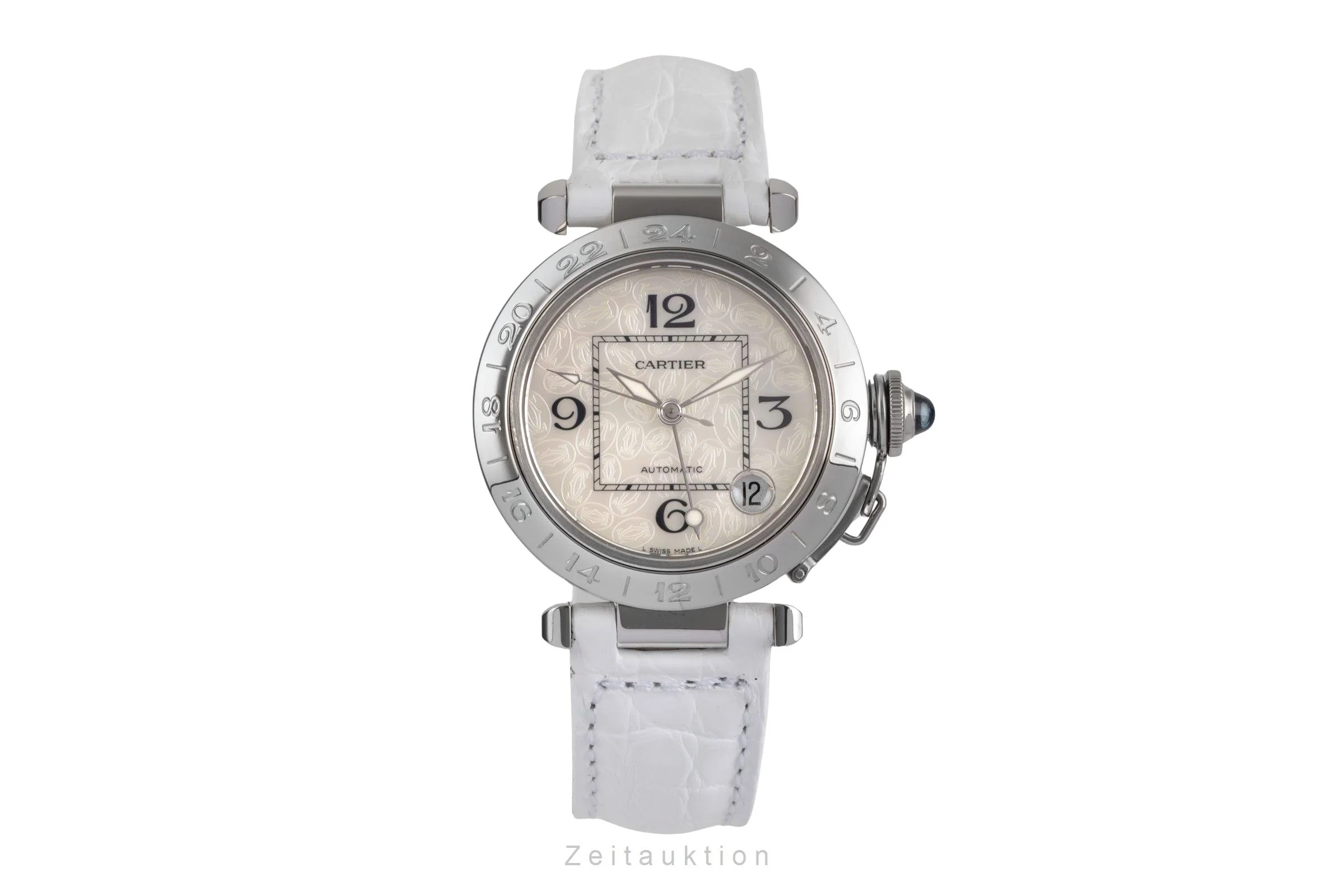 Cartier Pasha steel automatic men's watch W3107199  [2502798] - Image 5
