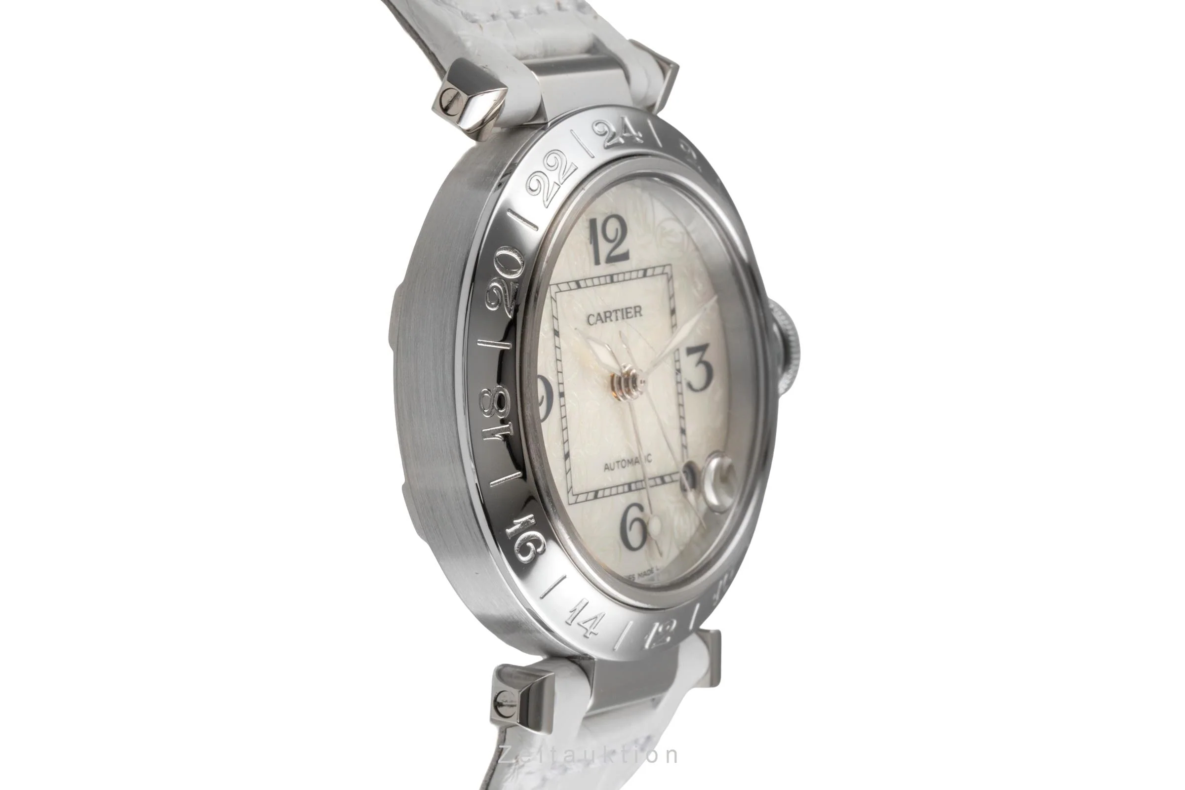 Cartier Pasha steel automatic men's watch W3107199  [2502798] - Image 8