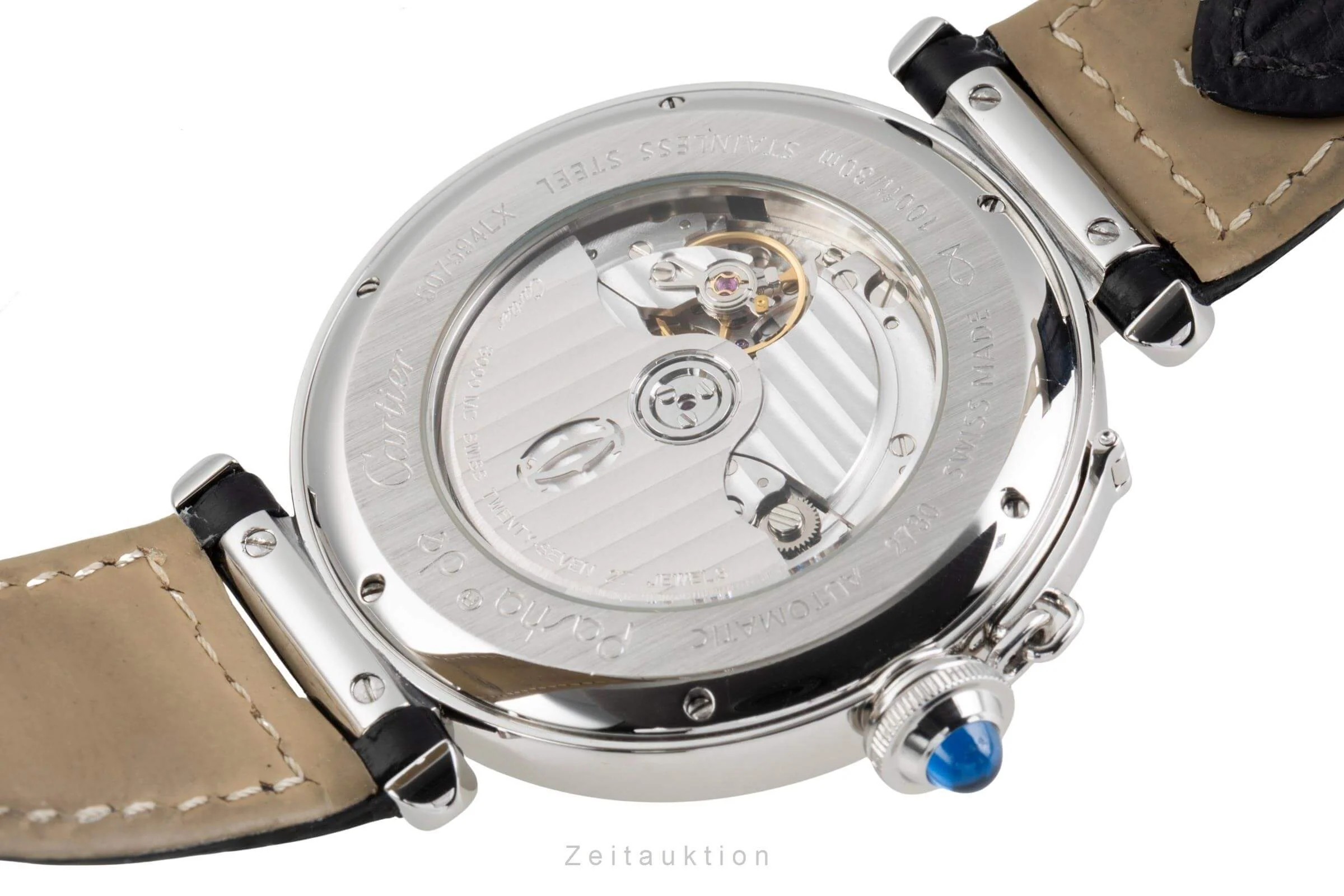 Cartier Pasha steel automatic men's watch W3107255  [2502203] - Image 10