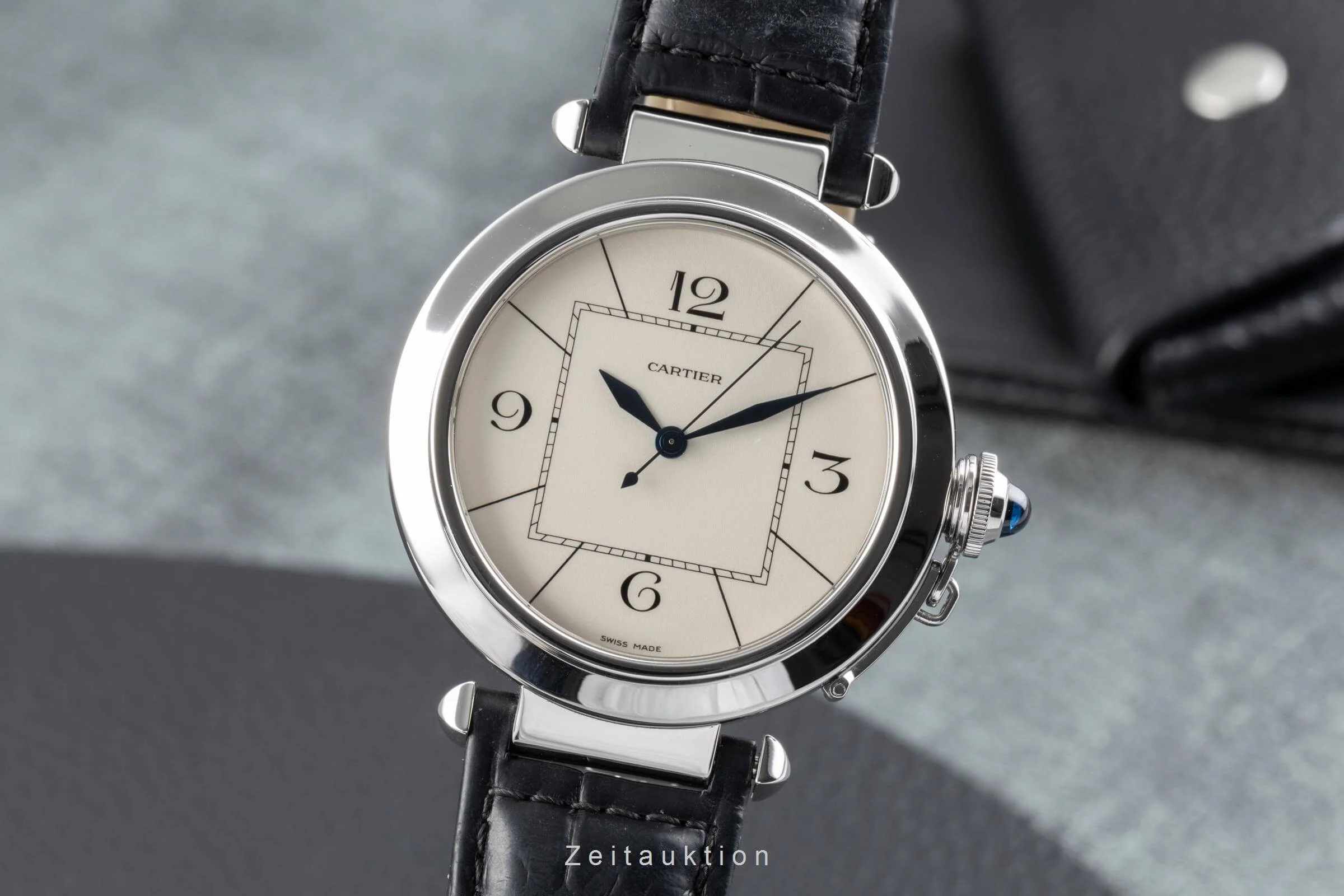 Cartier Pasha steel automatic men's watch W3107255  [2502203] - Image 2