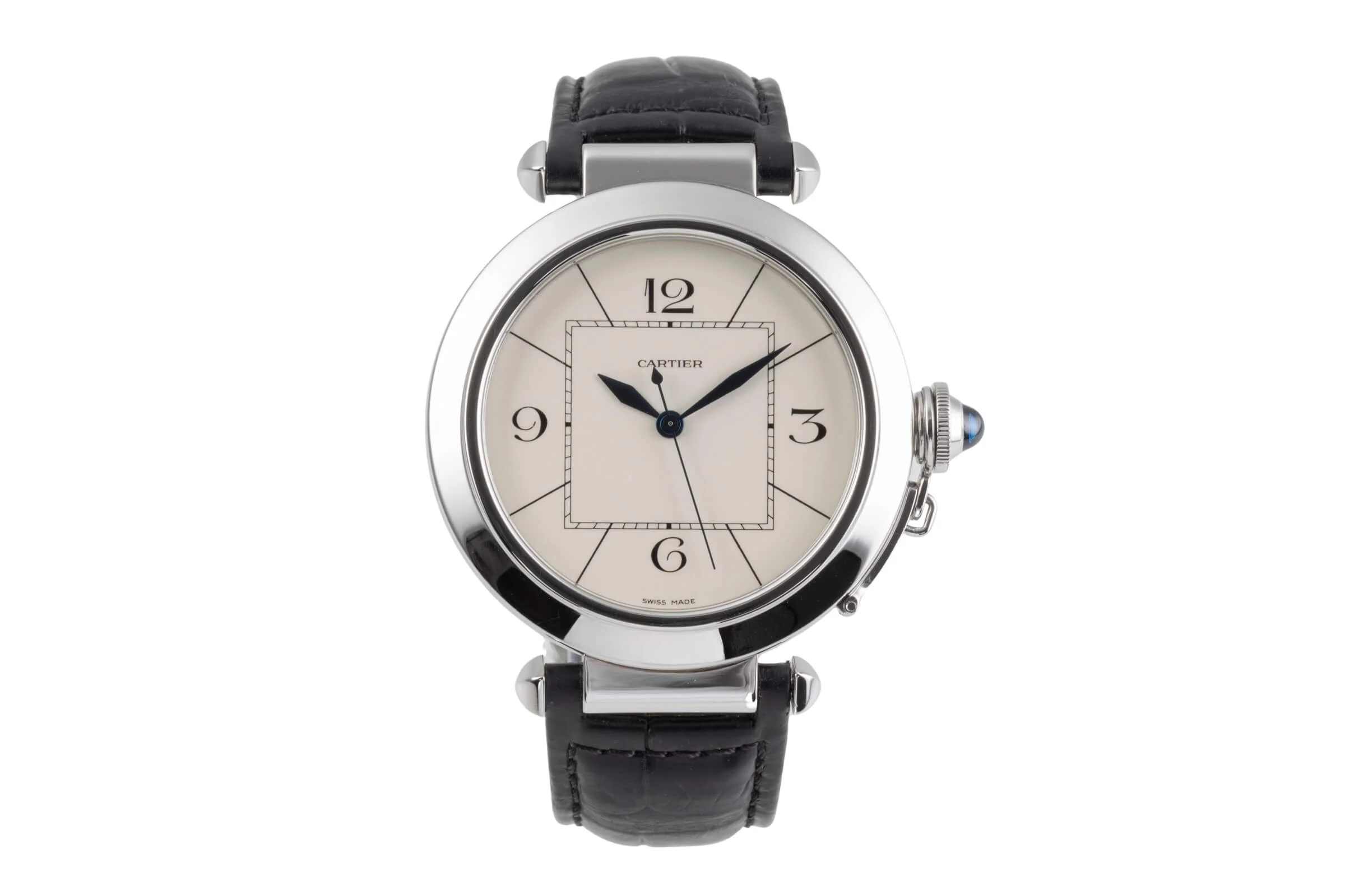 Cartier Pasha steel automatic men's watch W3107255  [2502203] - Image 5
