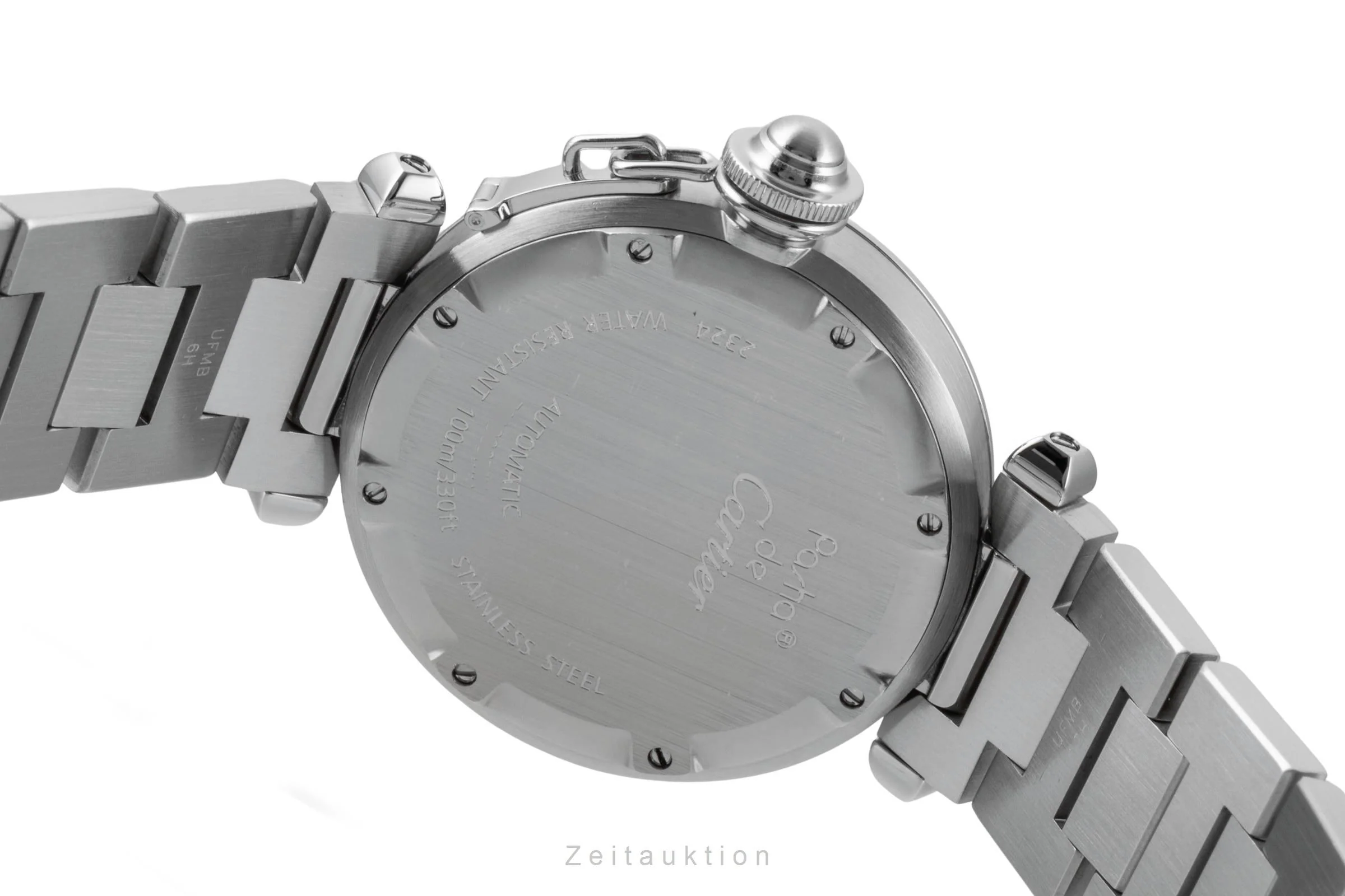 Cartier Pasha steel automatic men's watch W31074M7  [2600327] - Image 13