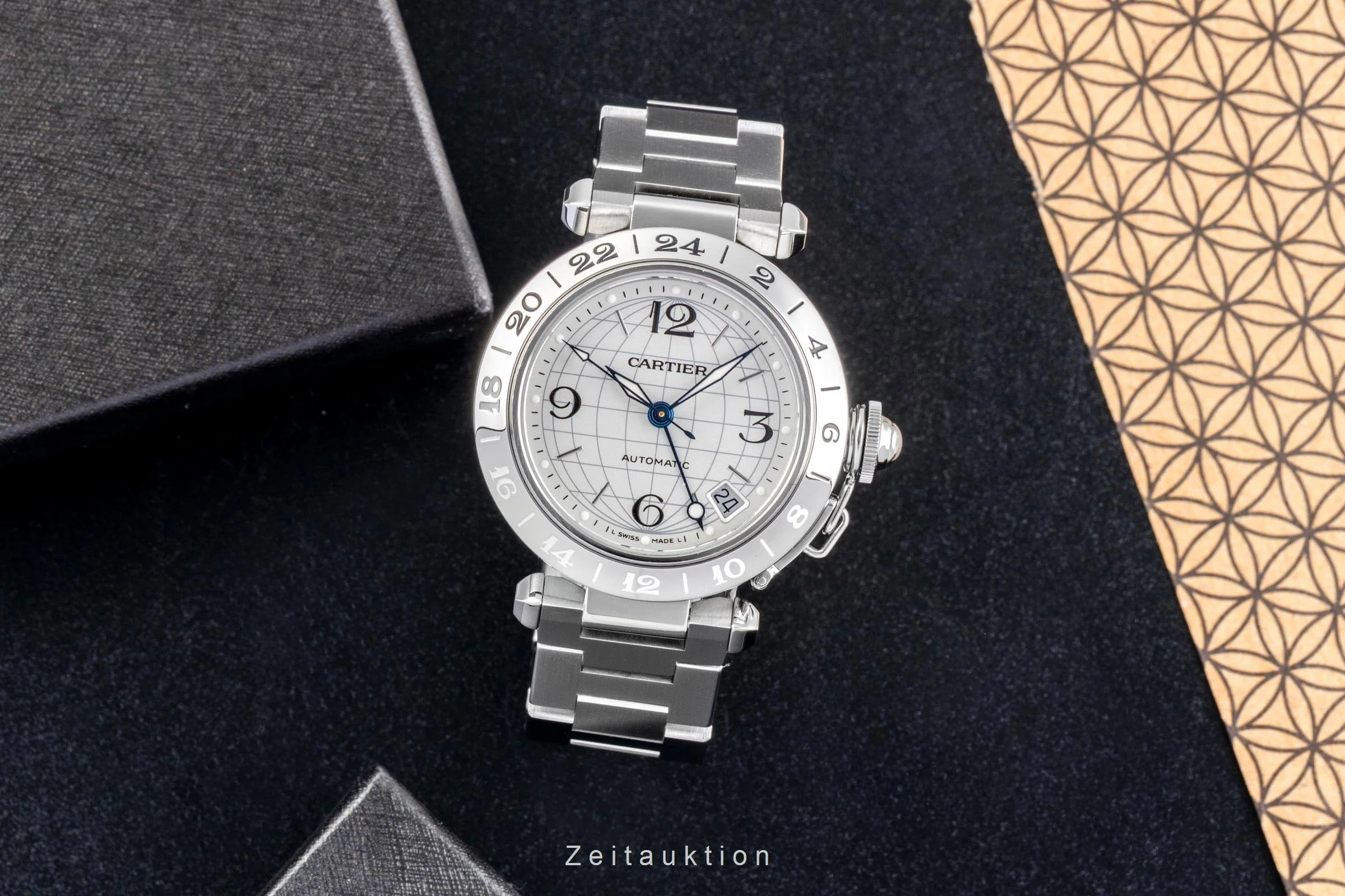 Cartier Pasha steel automatic men's watch W31078M7 LP: 7200EUR  [2501418] - Image 4