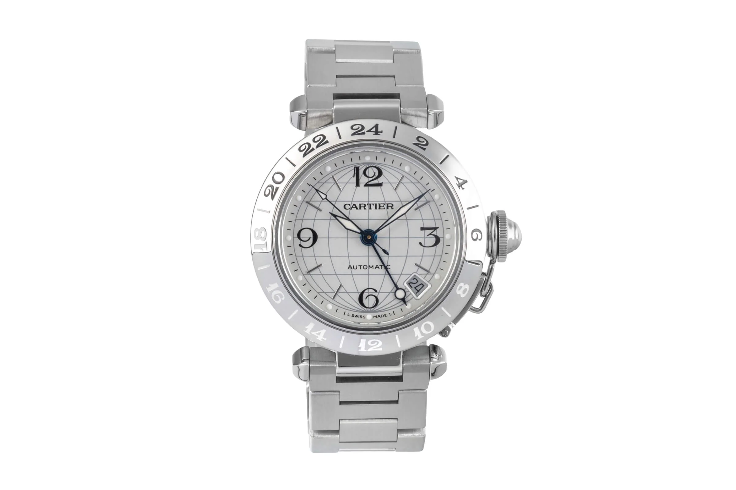 Cartier Pasha steel automatic men's watch W31078M7 LP: 7200EUR  [2501418] - Image 5