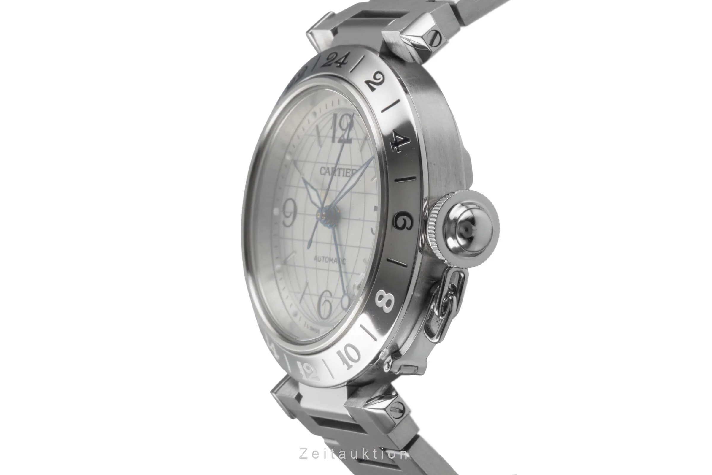 Cartier Pasha steel automatic men's watch W31078M7 LP: 7200EUR  [2501418] - Image 7