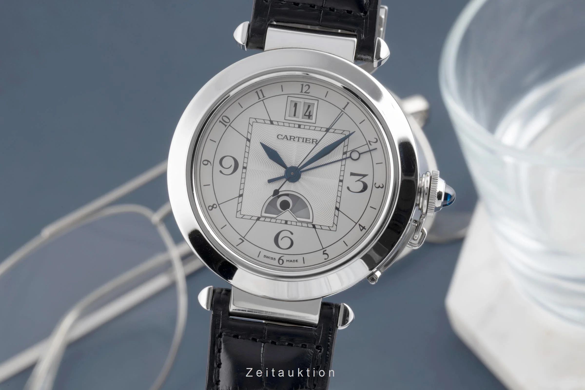 Cartier Pasha steel automatic men's watch W3109255  [2503596] - Image 2