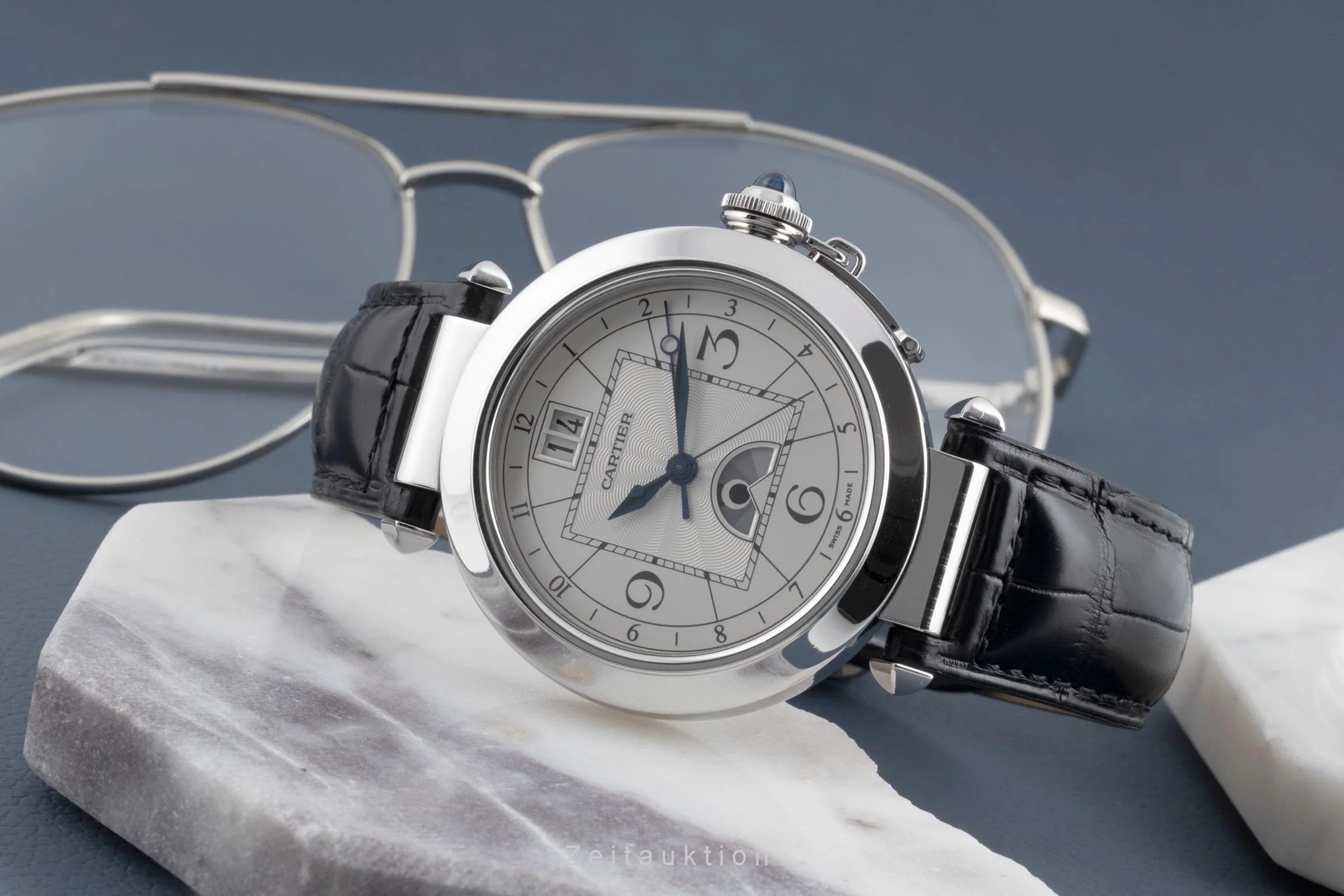 Cartier Pasha steel automatic men's watch W3109255  [2503596] - Image 3