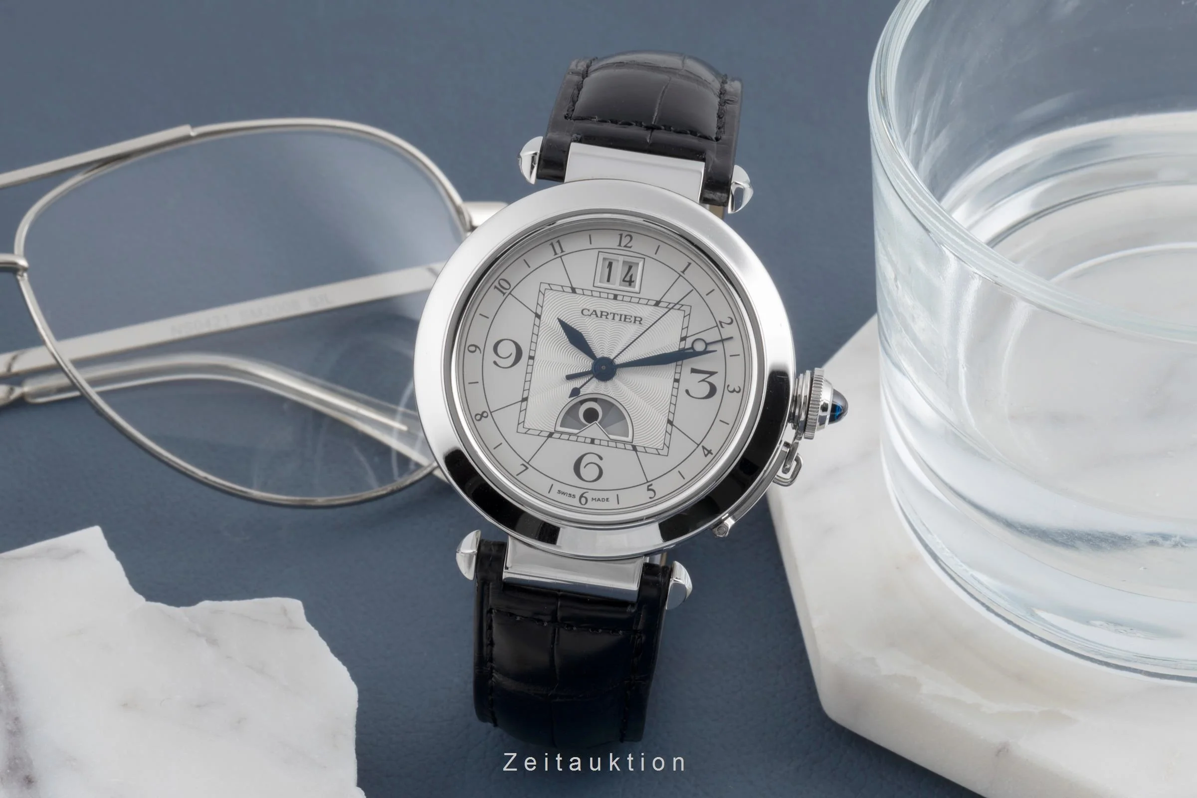 Cartier Pasha steel automatic men's watch W3109255  [2503596] - Image 4