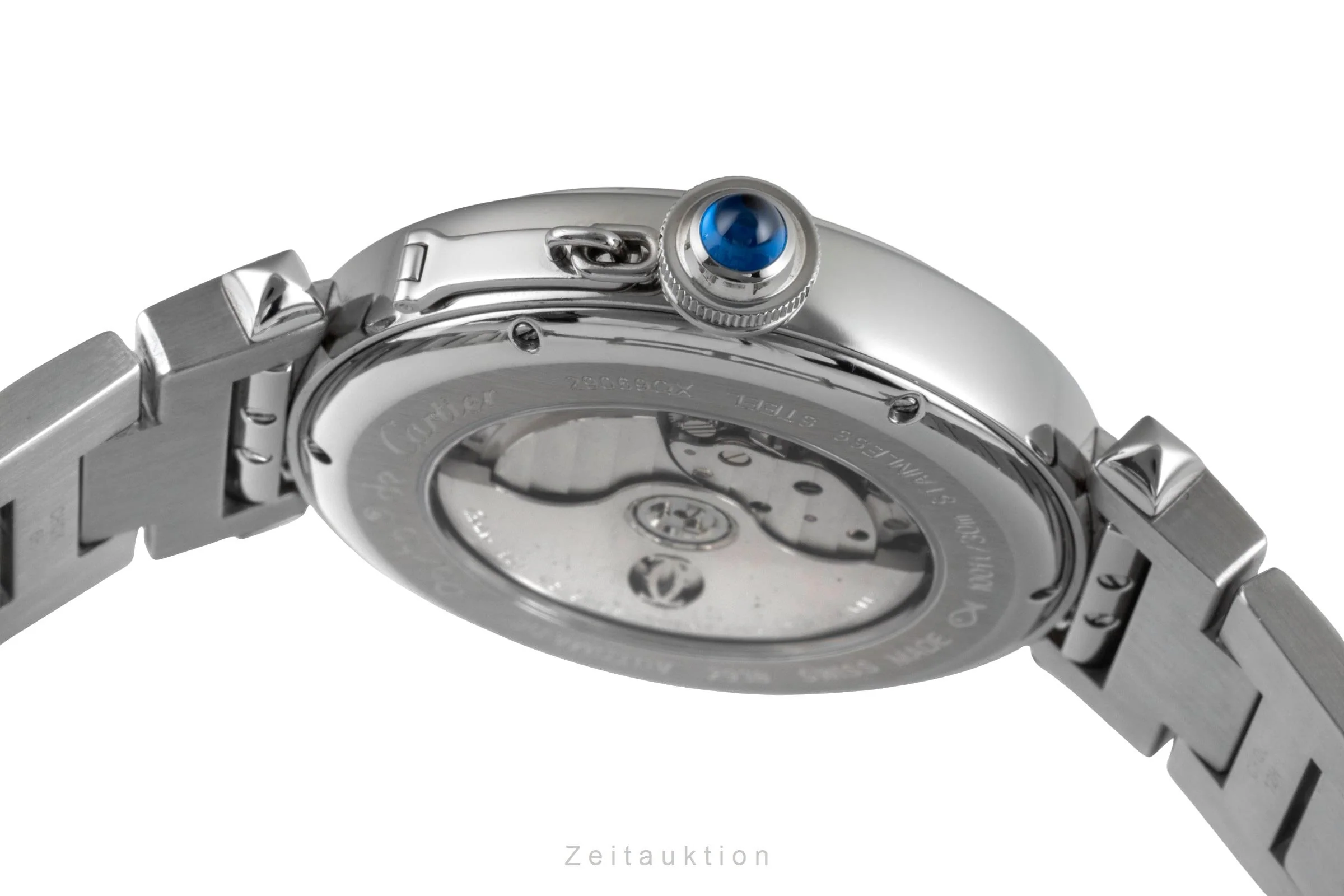 Cartier Pasha steel automatic men's watch W31093M7  [2507309] - Image 13