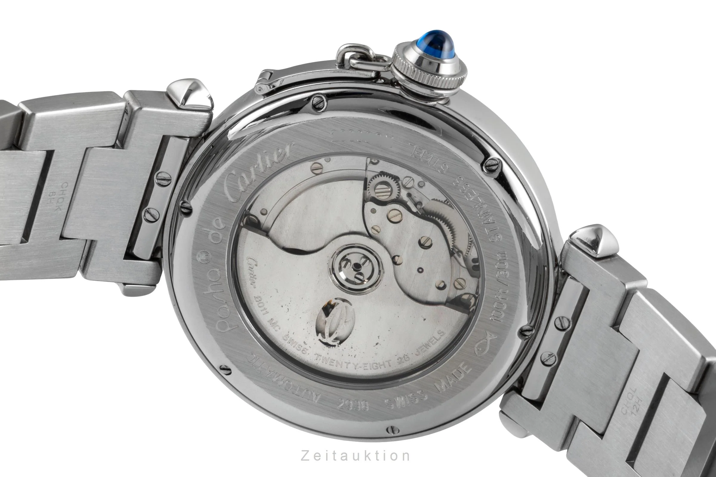 Cartier Pasha steel automatic men's watch W31093M7  [2507309] - Image 14
