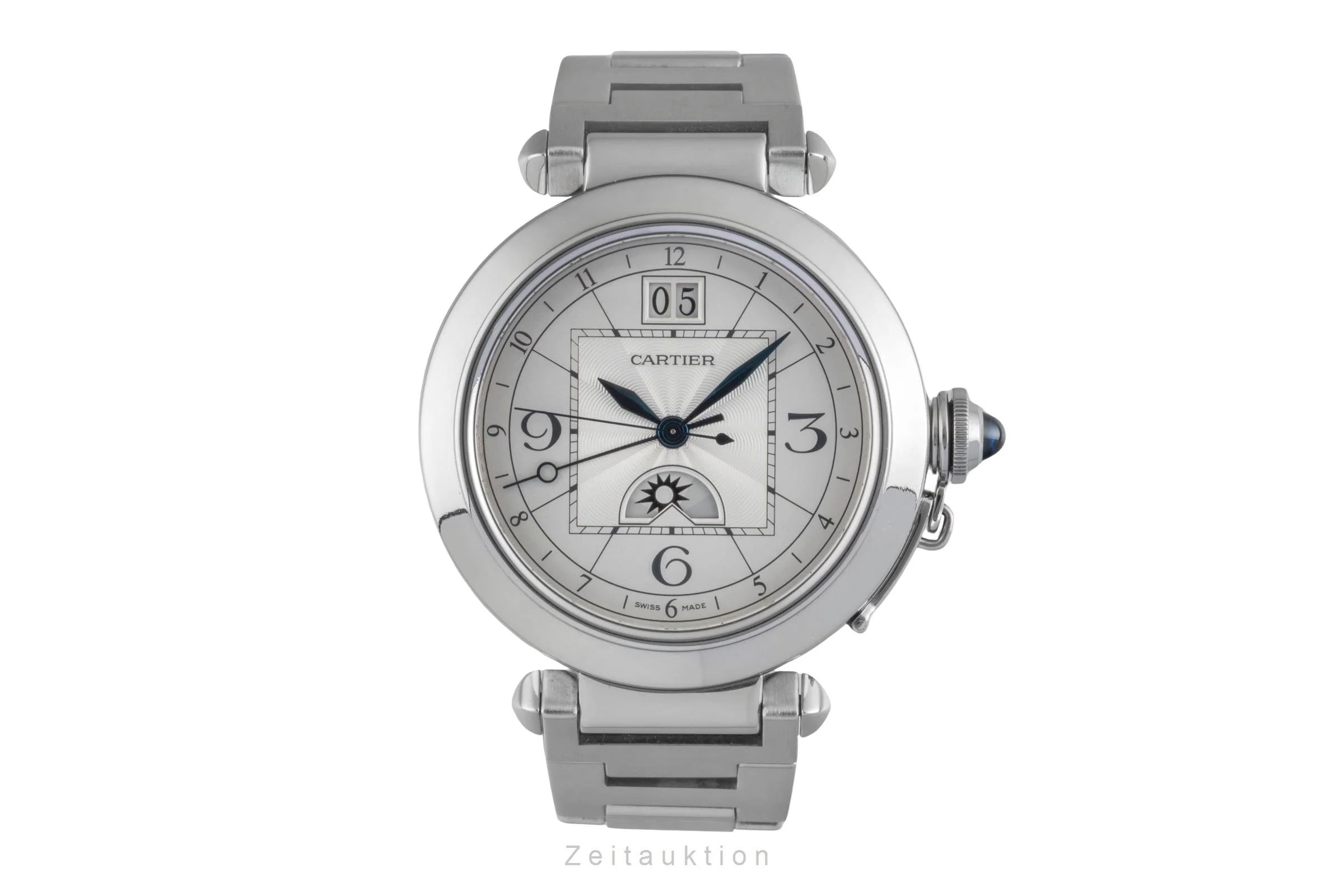 Cartier Pasha steel automatic men's watch W31093M7  [2507309] - Image 5