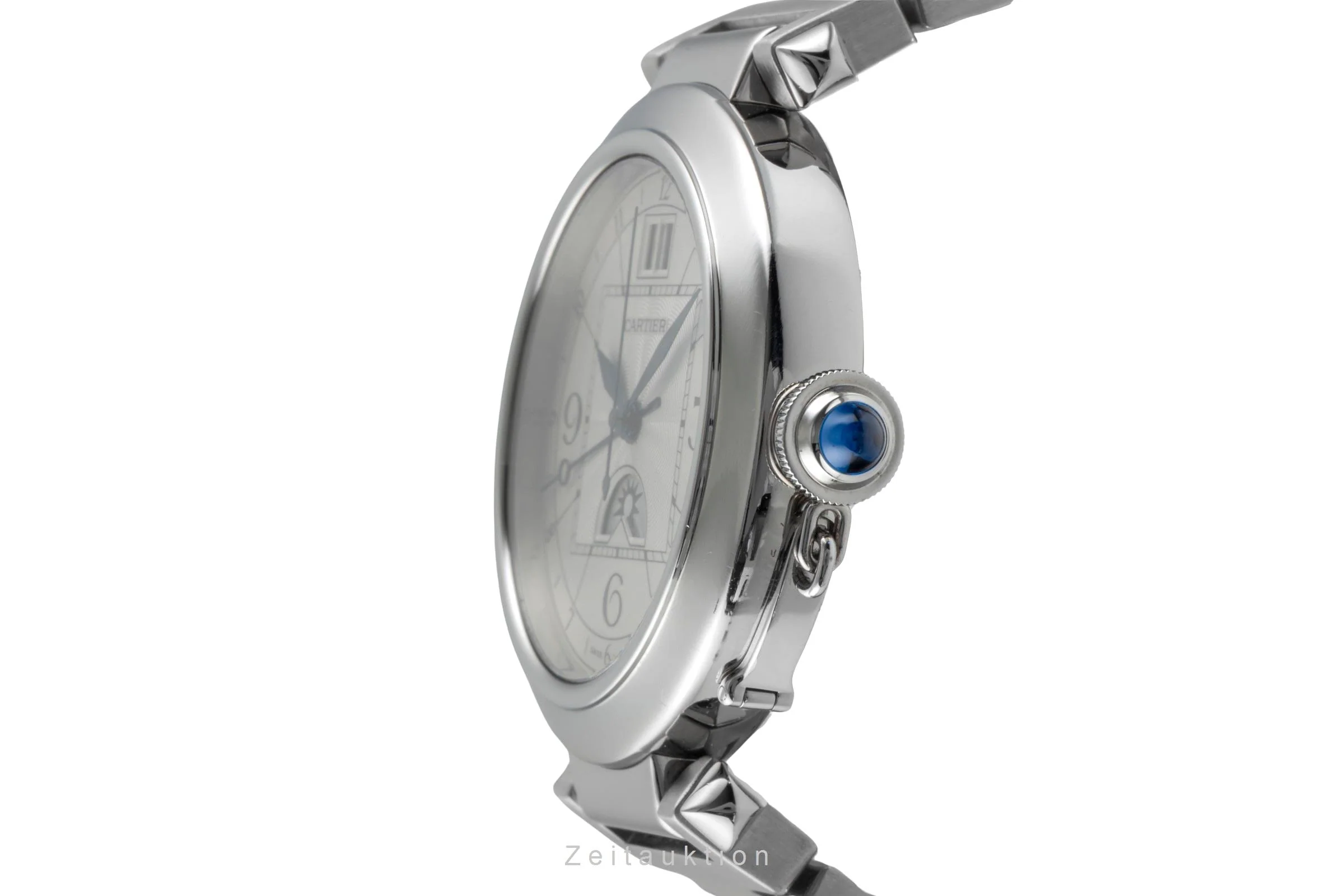 Cartier Pasha steel automatic men's watch W31093M7  [2507309] - Image 7