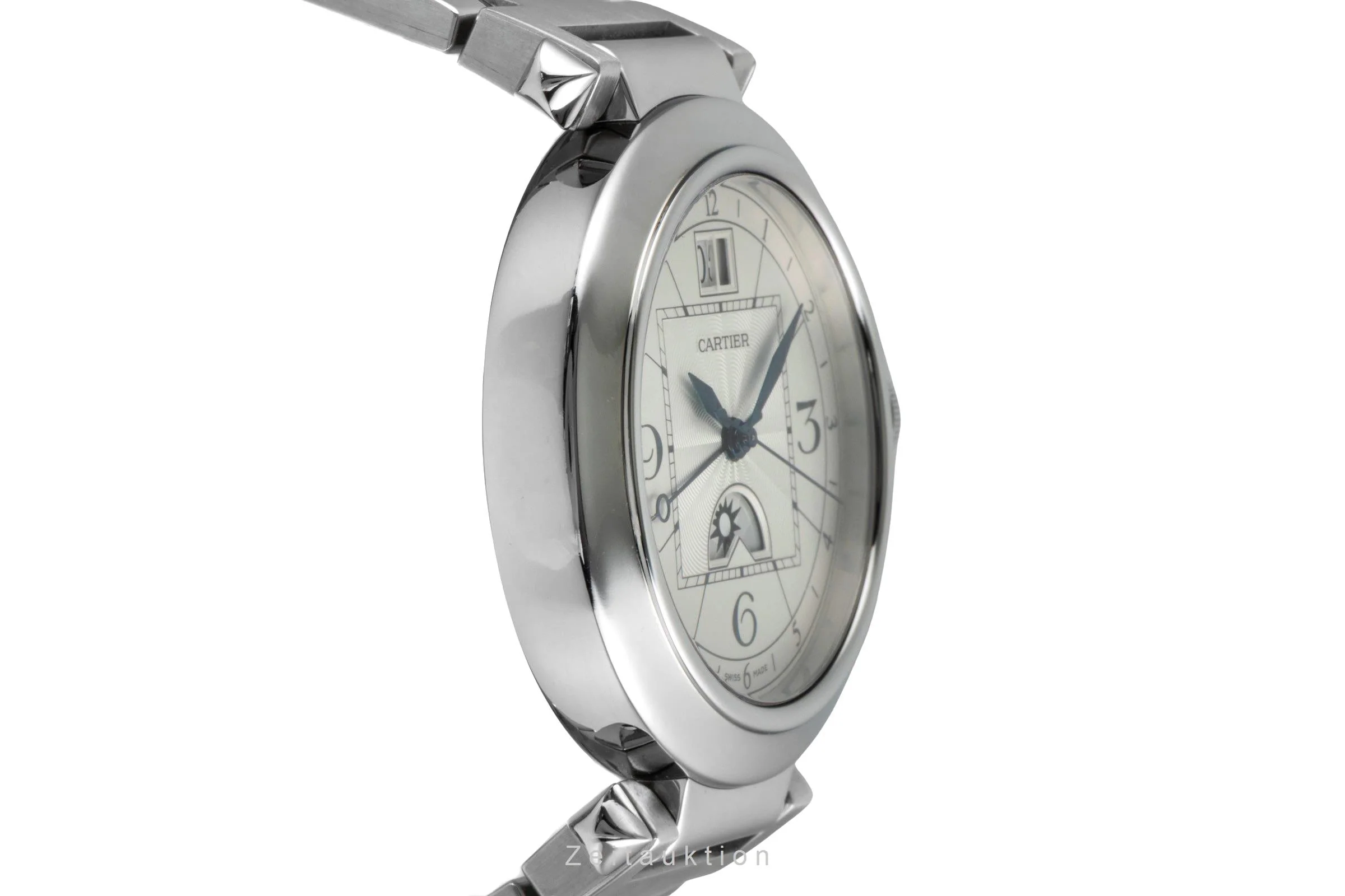 Cartier Pasha steel automatic men's watch W31093M7  [2507309] - Image 8