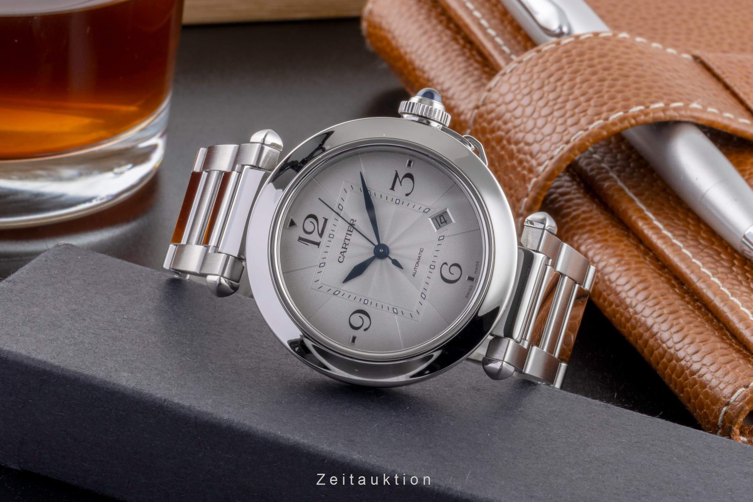 Cartier Pasha steel automatic men's watch WSPA0009  [2500308] - Image 3