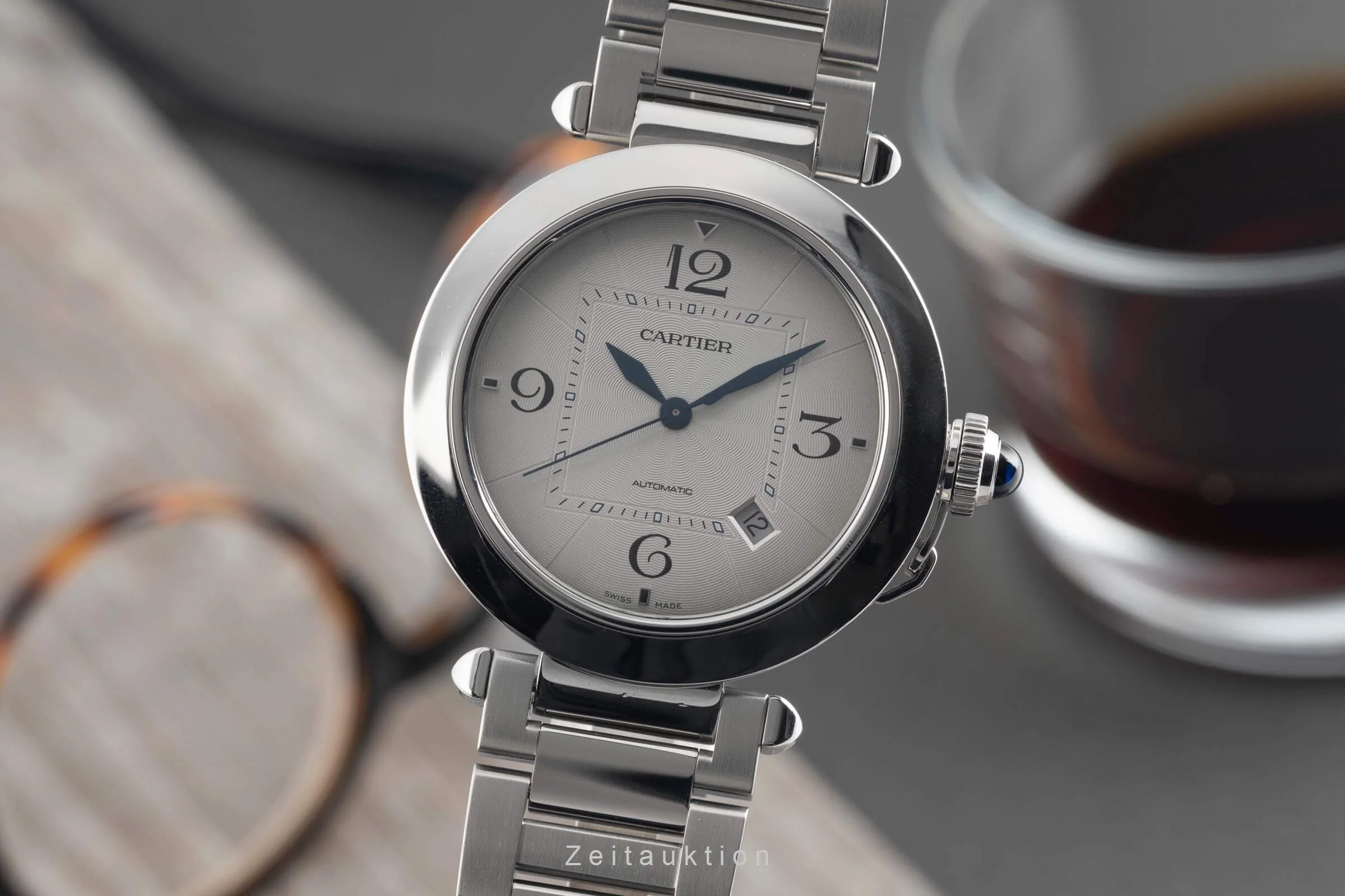 Cartier Pasha steel automatic men's watch WSPA0009  [2501858] - Image 2