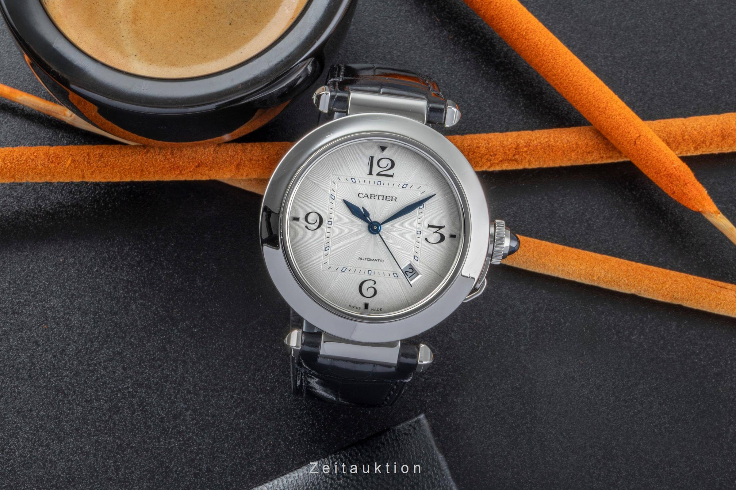 Cartier Pasha steel automatic men's watch WSPA0010  [2500606] - Image 4