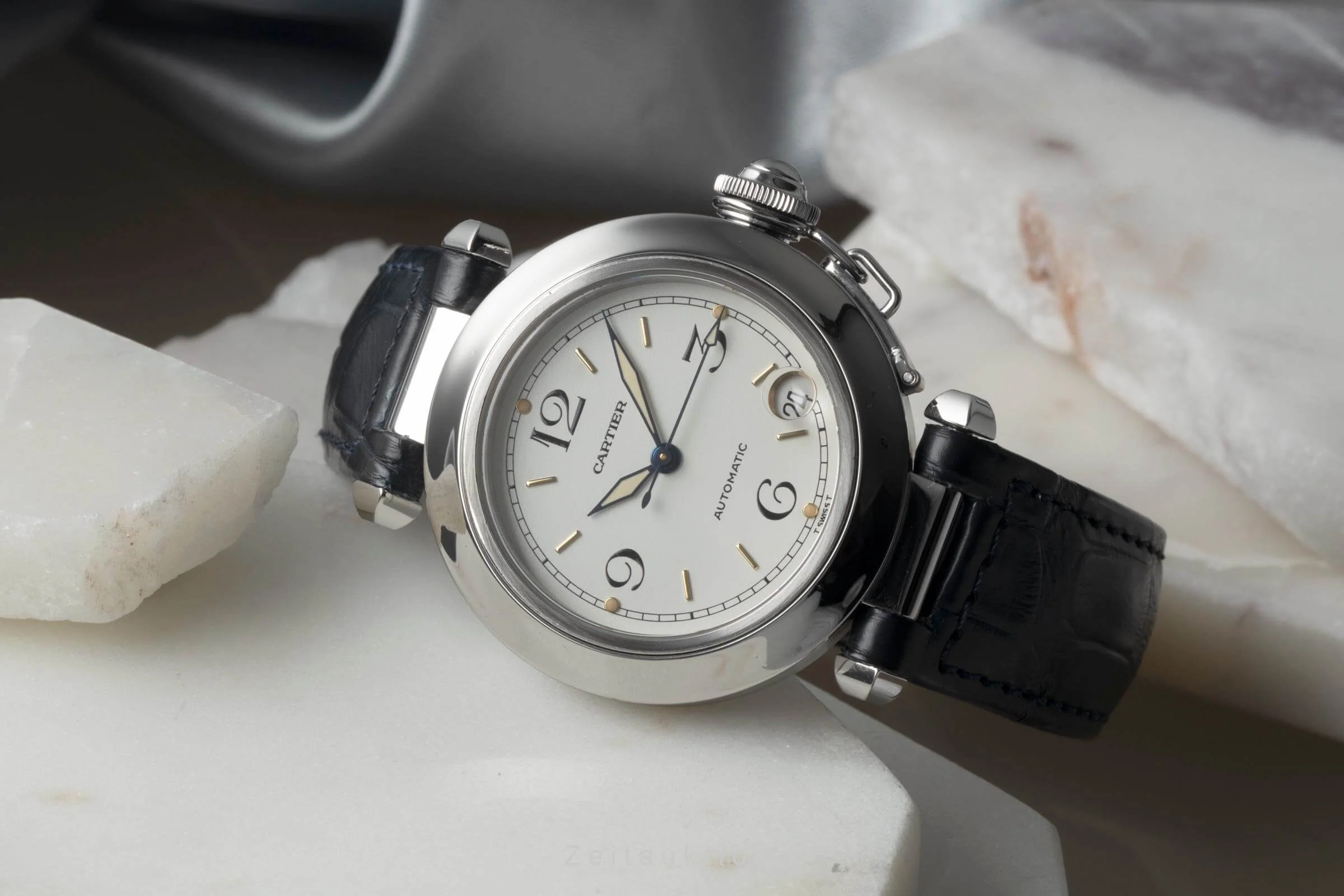 Cartier Pasha steel automatic unisex W31015M7 LP: 7200EUR  [2501417] - Image 3