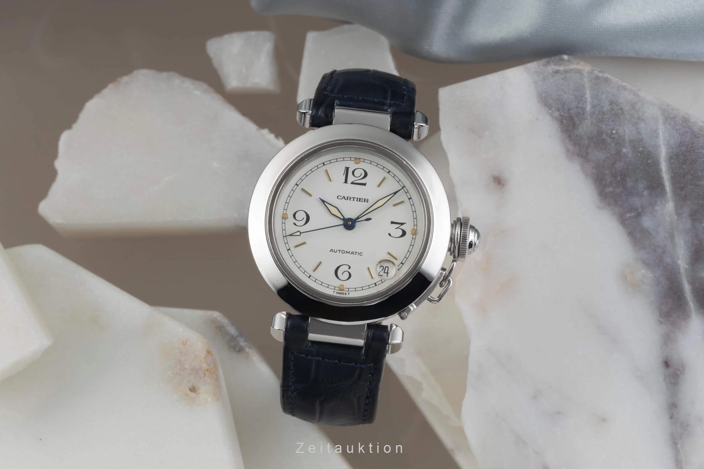 Cartier Pasha steel automatic unisex W31015M7 LP: 7200EUR  [2501417] - Image 4