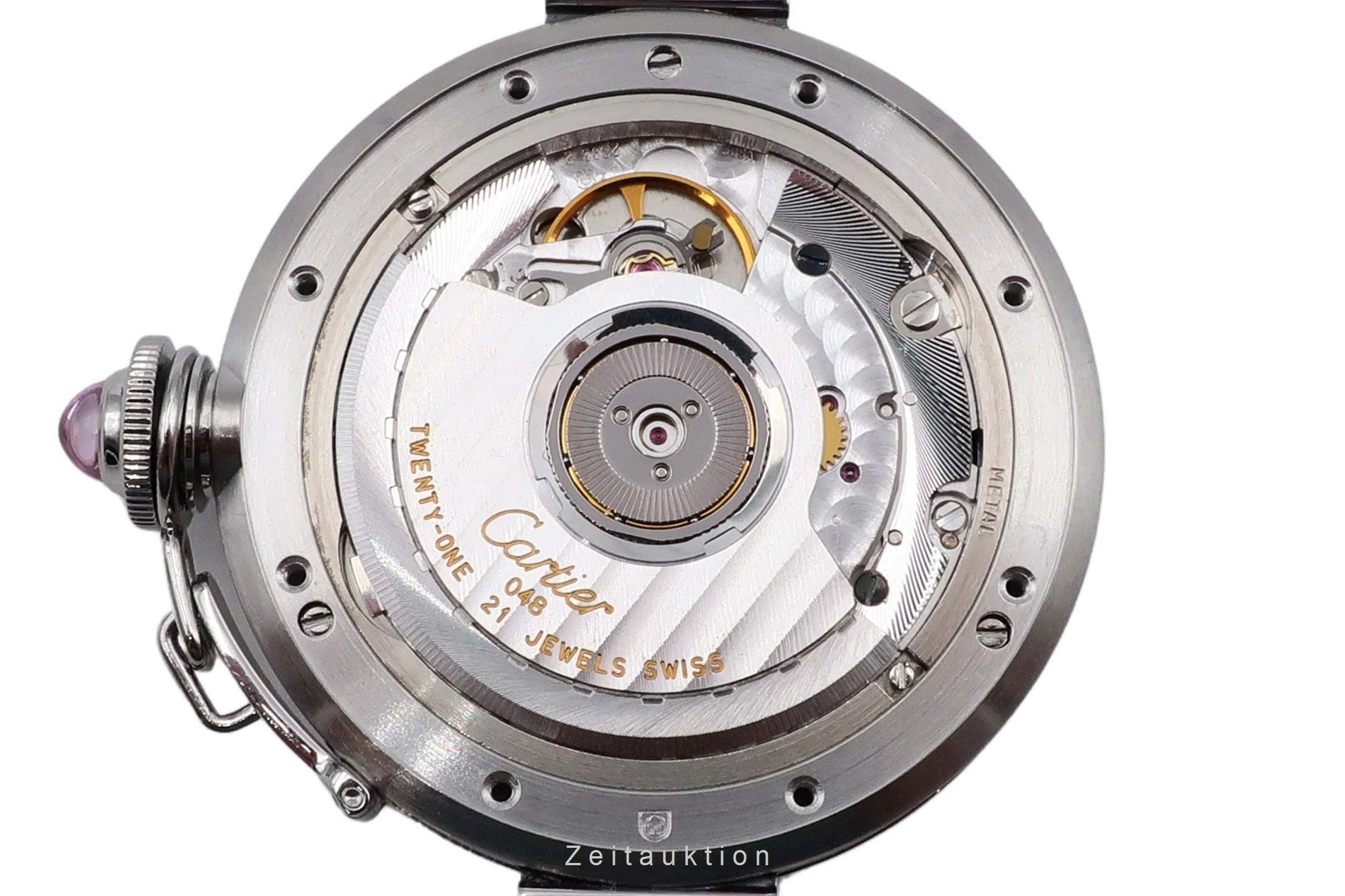 Cartier Pasha steel automatic women's watch W3107099  [2505368] - Image 15