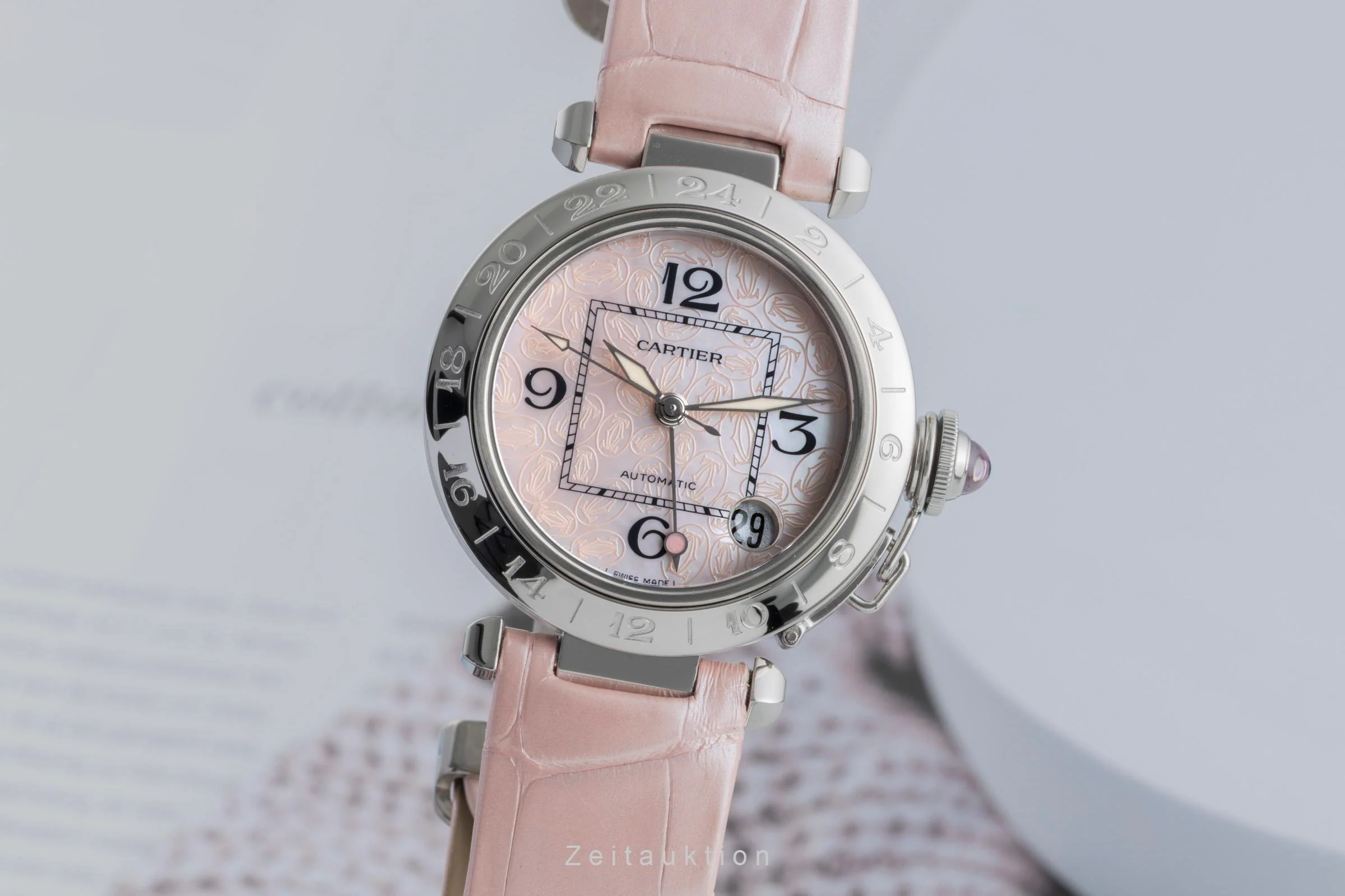 Cartier Pasha steel automatic women's watch W3107099  [2505368] - Image 2