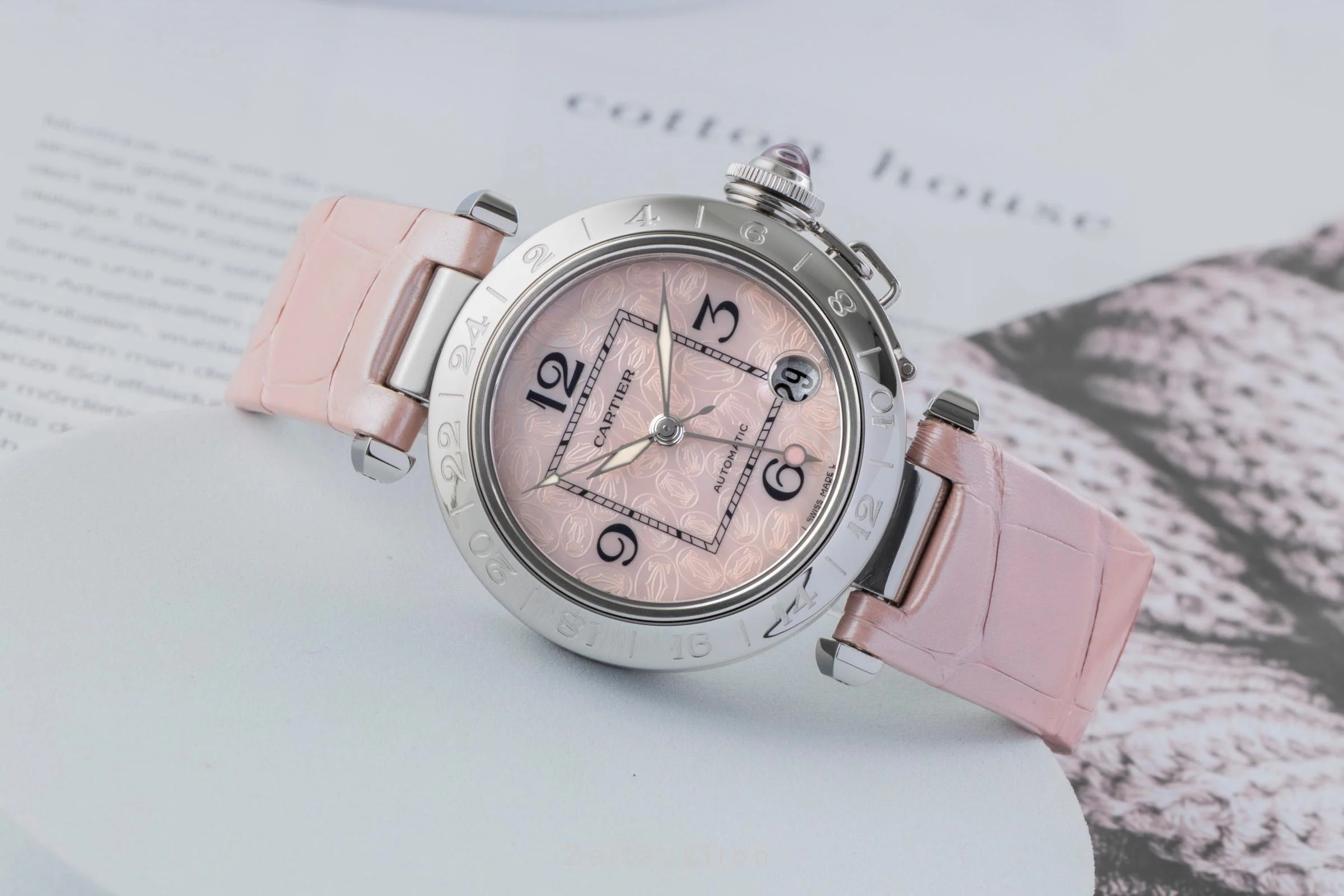 Cartier Pasha steel automatic women's watch W3107099  [2505368] - Image 3