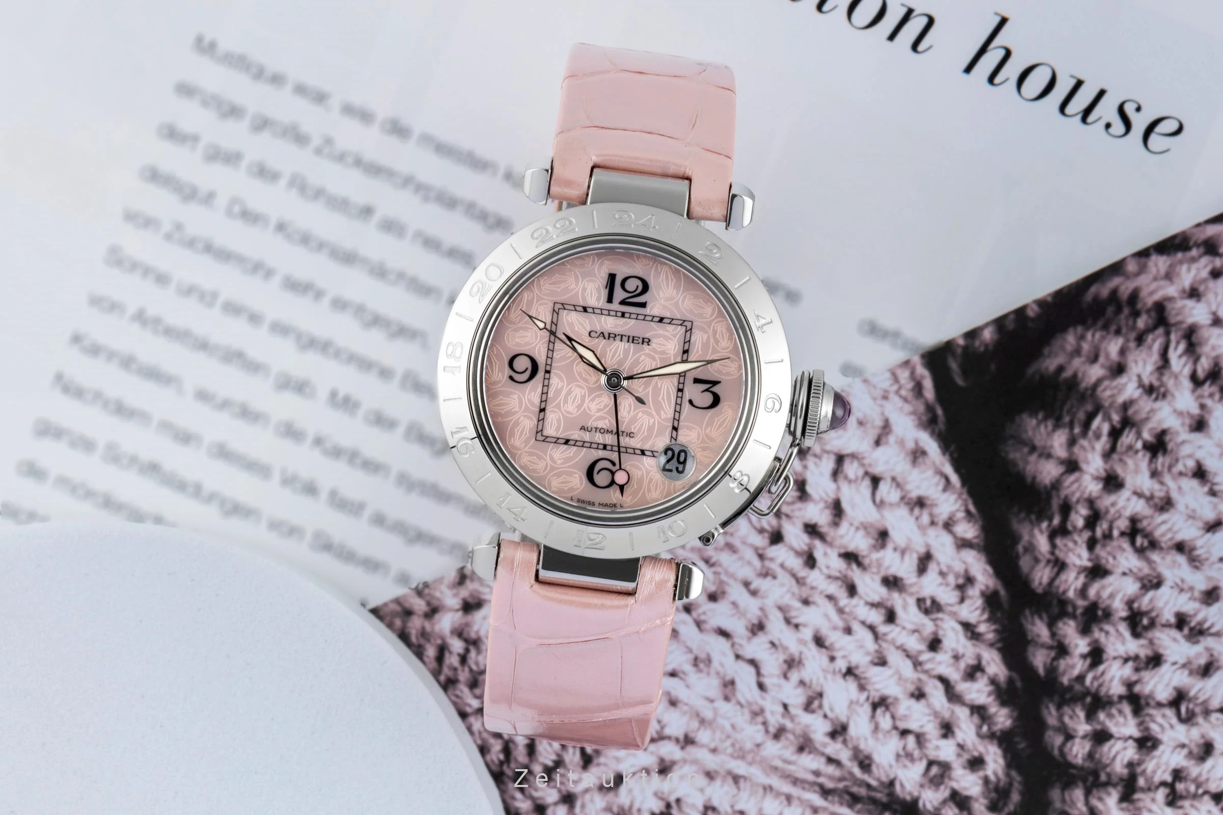 Cartier Pasha steel automatic women's watch W3107099  [2505368] - Image 4