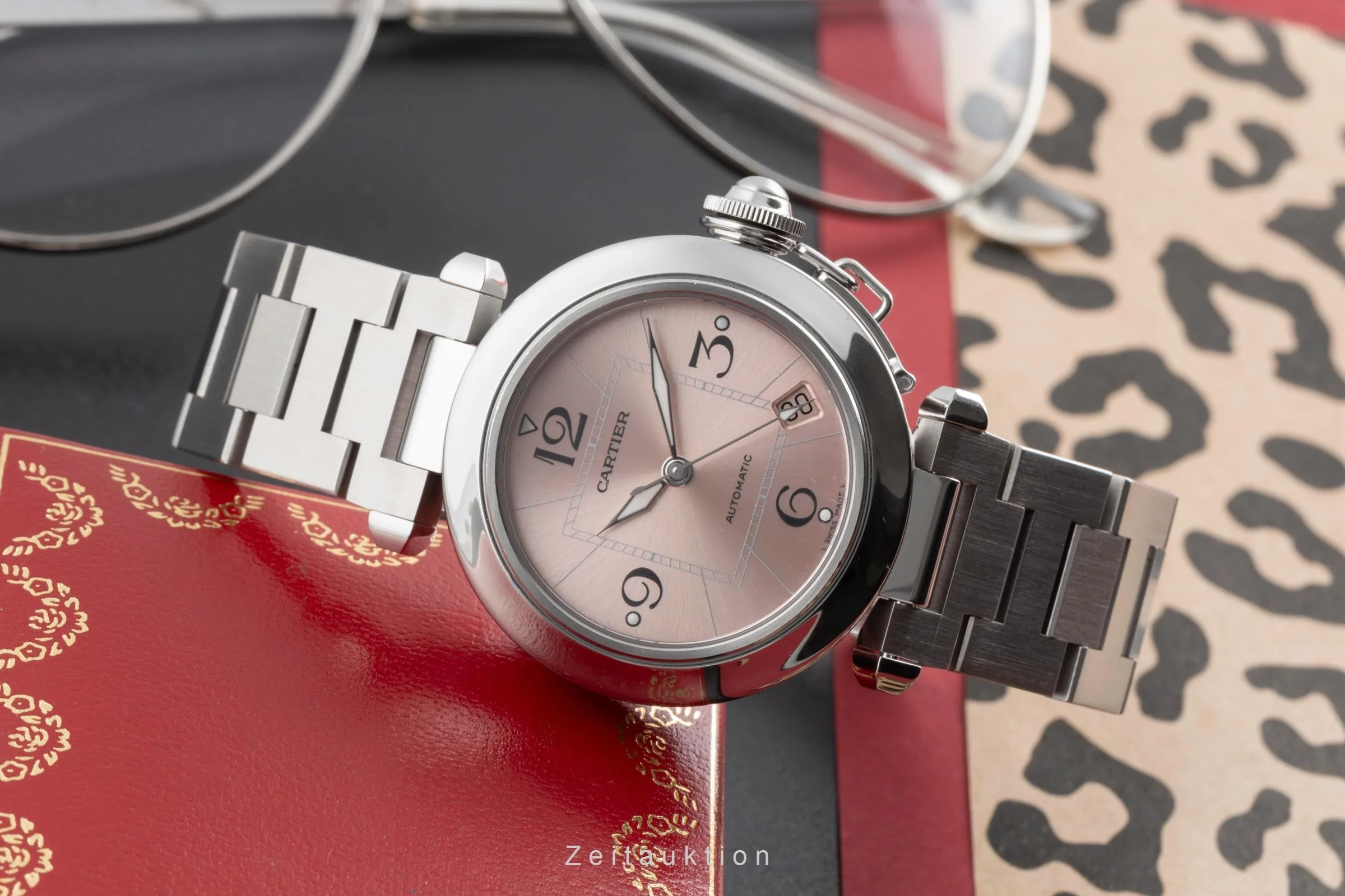 Cartier Pasha steel automatic women's watch W31075M7  [2504431] - Image 3