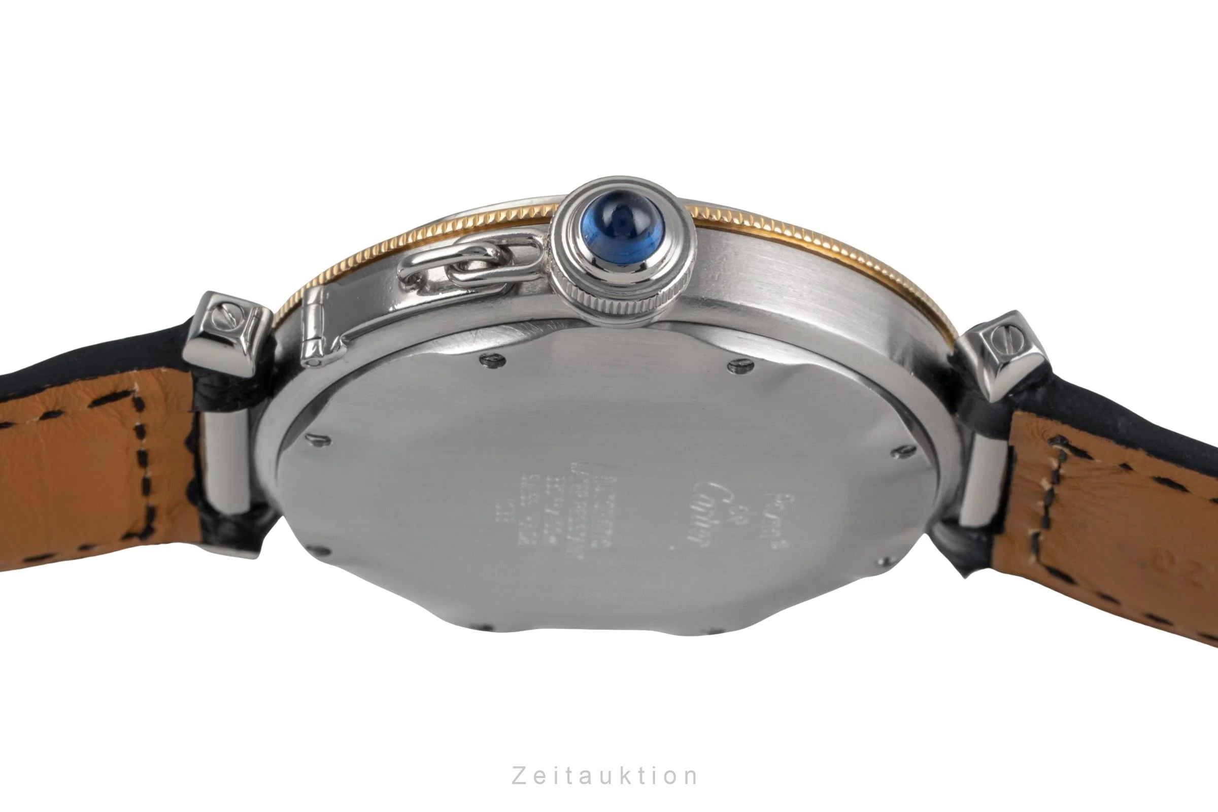 Cartier Pasha steel / gold automatic men's watch W31012H3  [2502820] - Image 11