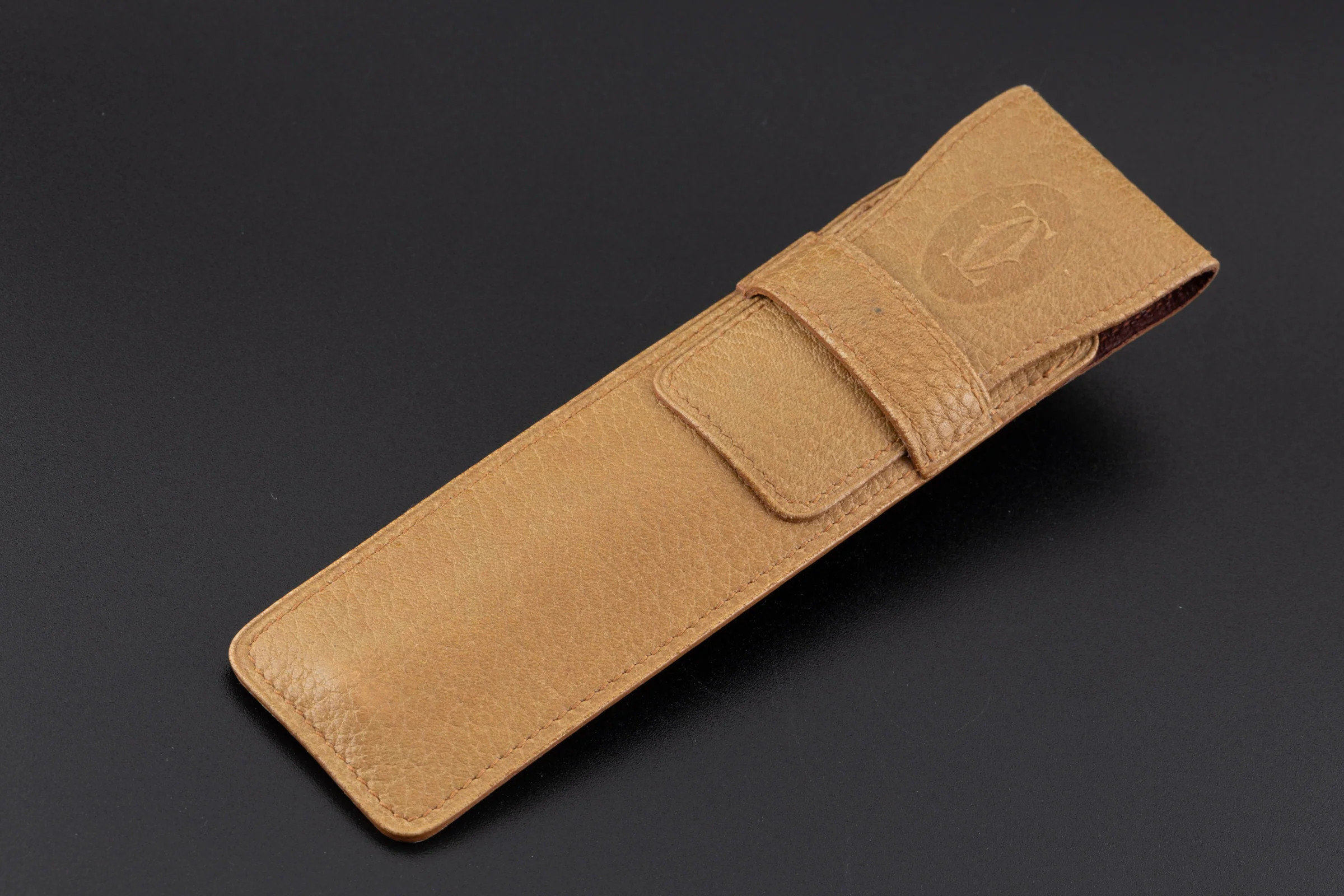 Cartier pen case leather case 1980s vintage case Cartier Paris[KL26013] - Image 2